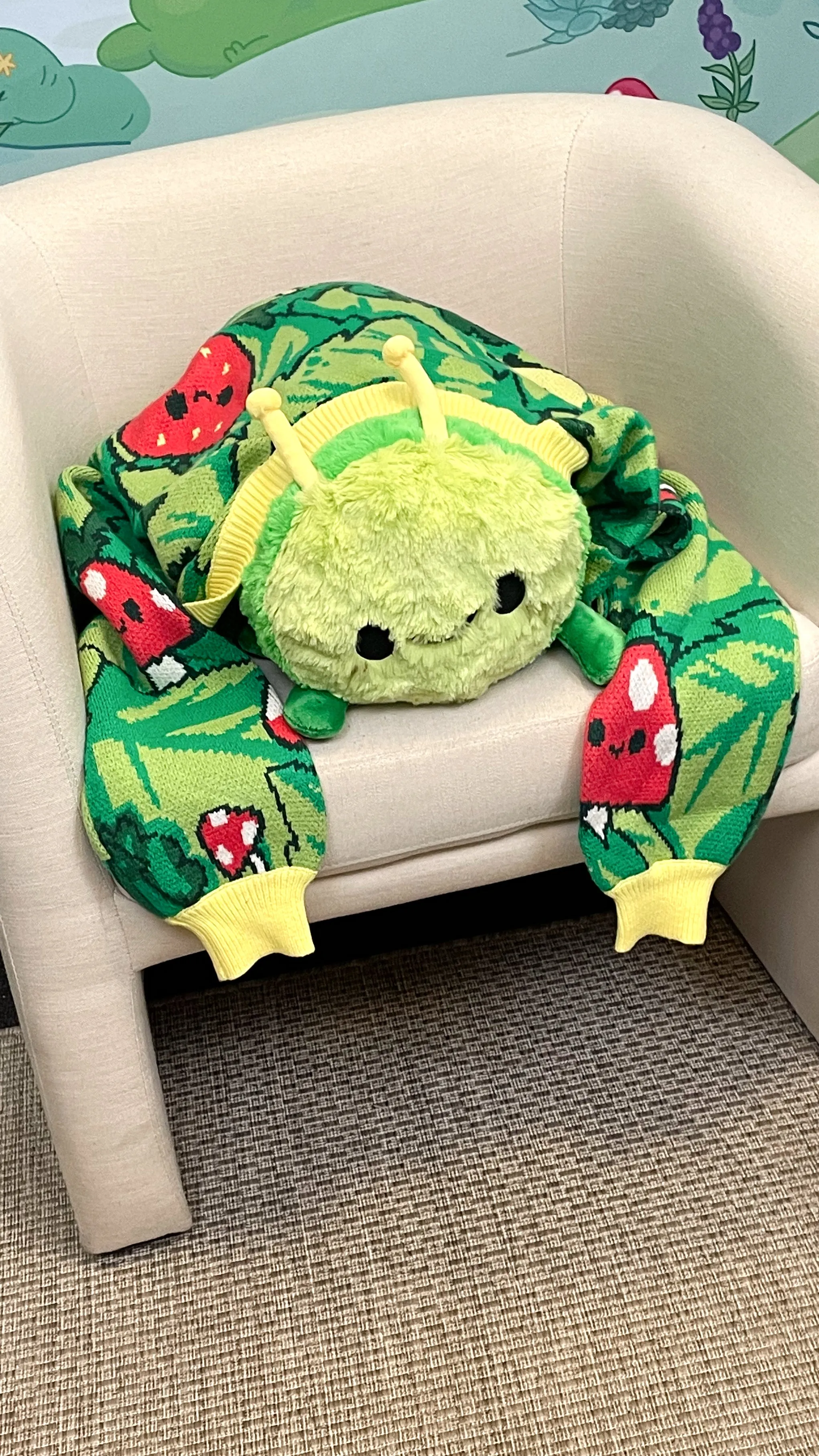 Squishable Caterpillar Cardigan sold by Steady Hands product image thumbnail 3