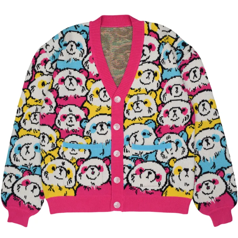Pan Panda Cardigan sold by Steady Hands
