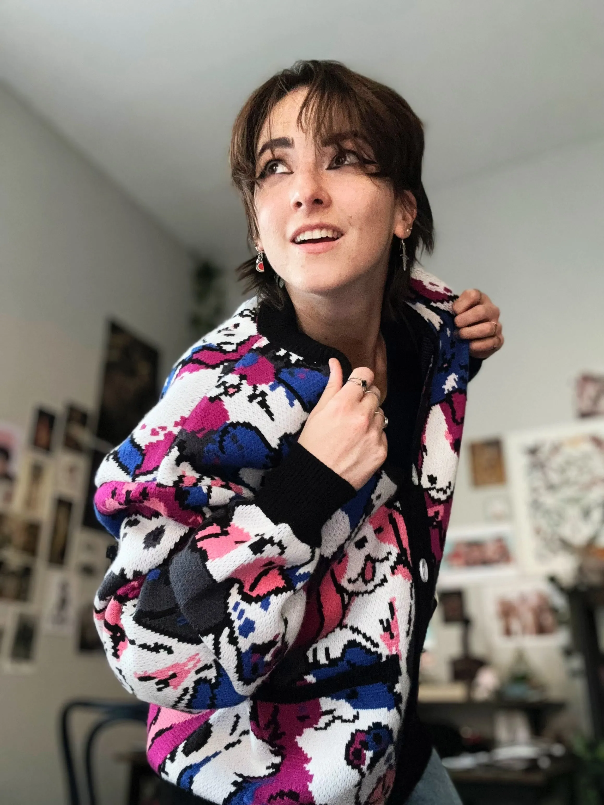 Gender Fluid Dog Cardigan sold by Steady Hands product image thumbnail 5