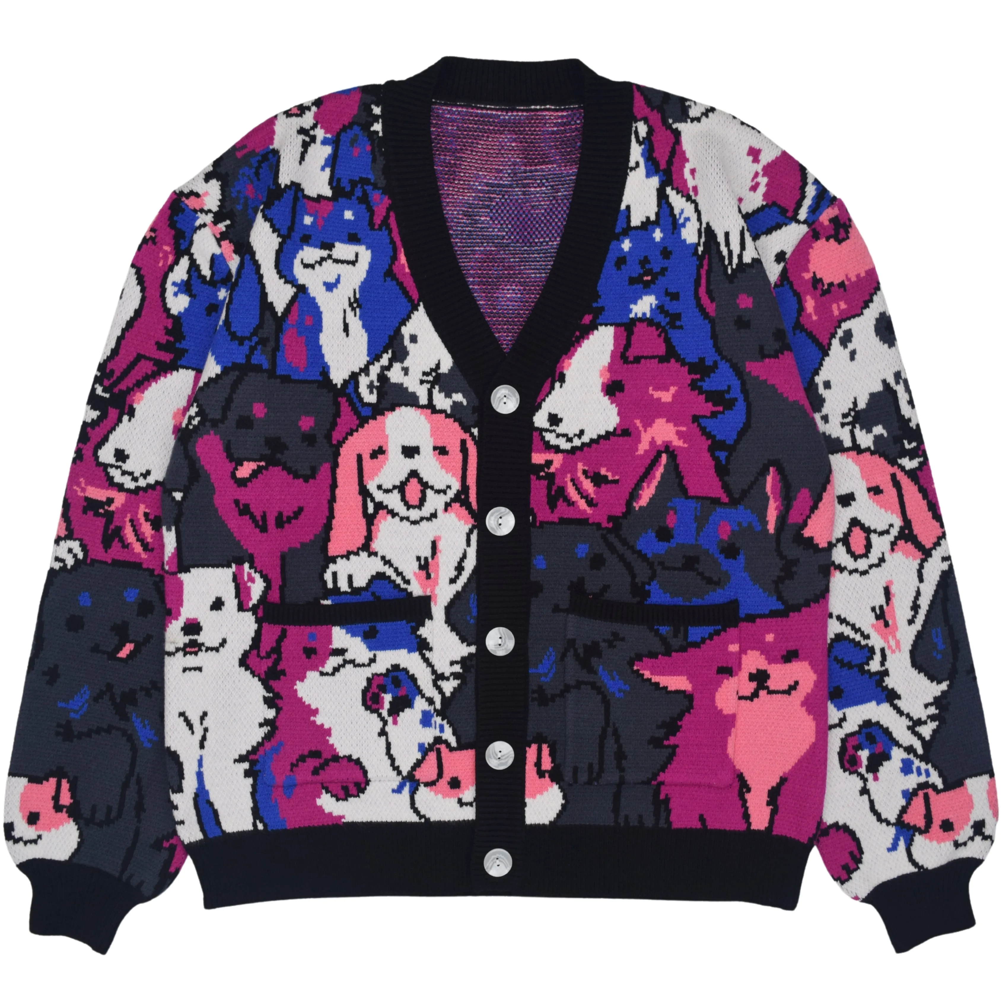 Gender Fluid Dog Cardigan sold by Steady Hands
