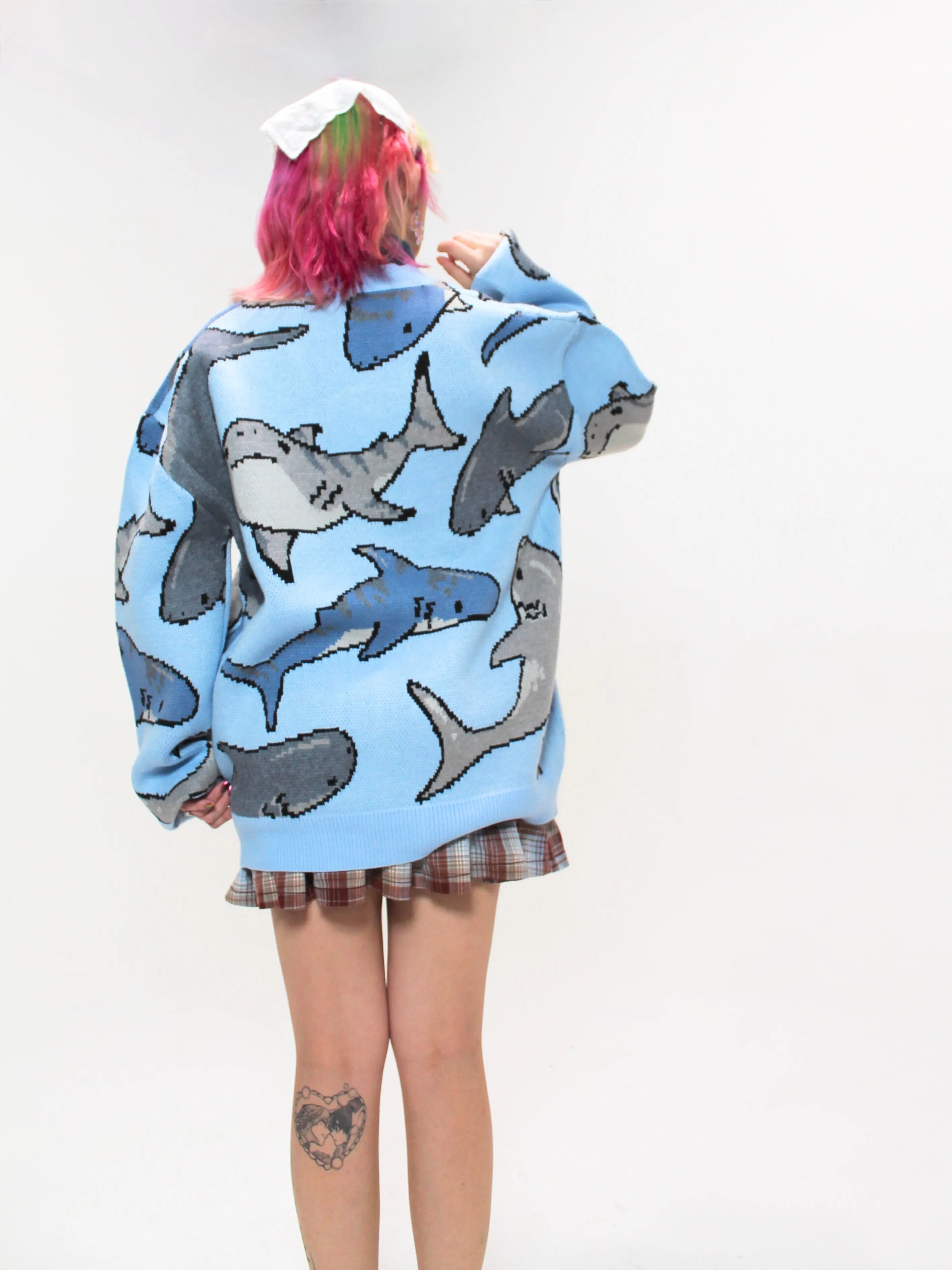 Shark Cardigan sold by Steady Hands product image thumbnail 4