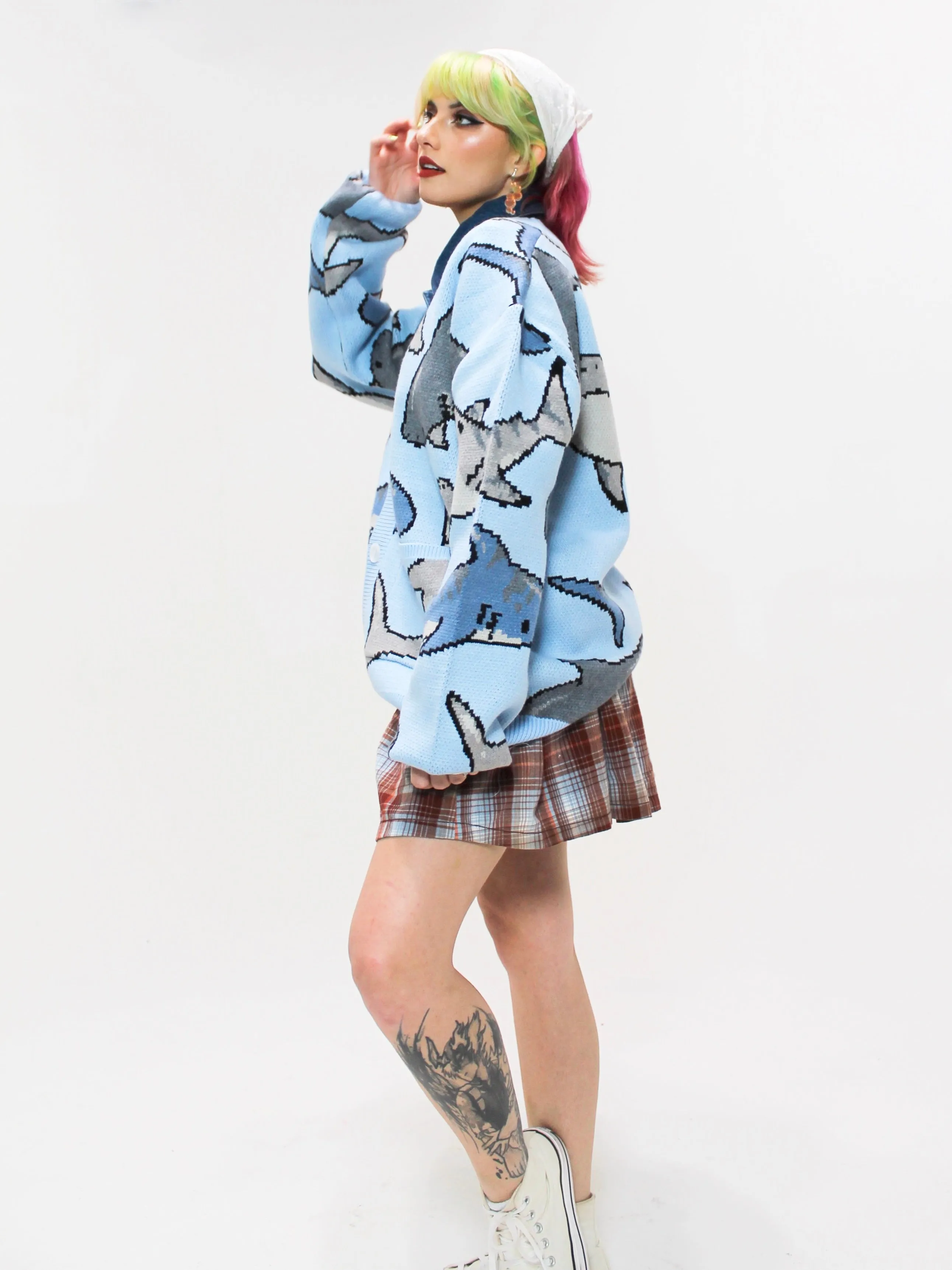 Shark Cardigan sold by Steady Hands product image thumbnail 5