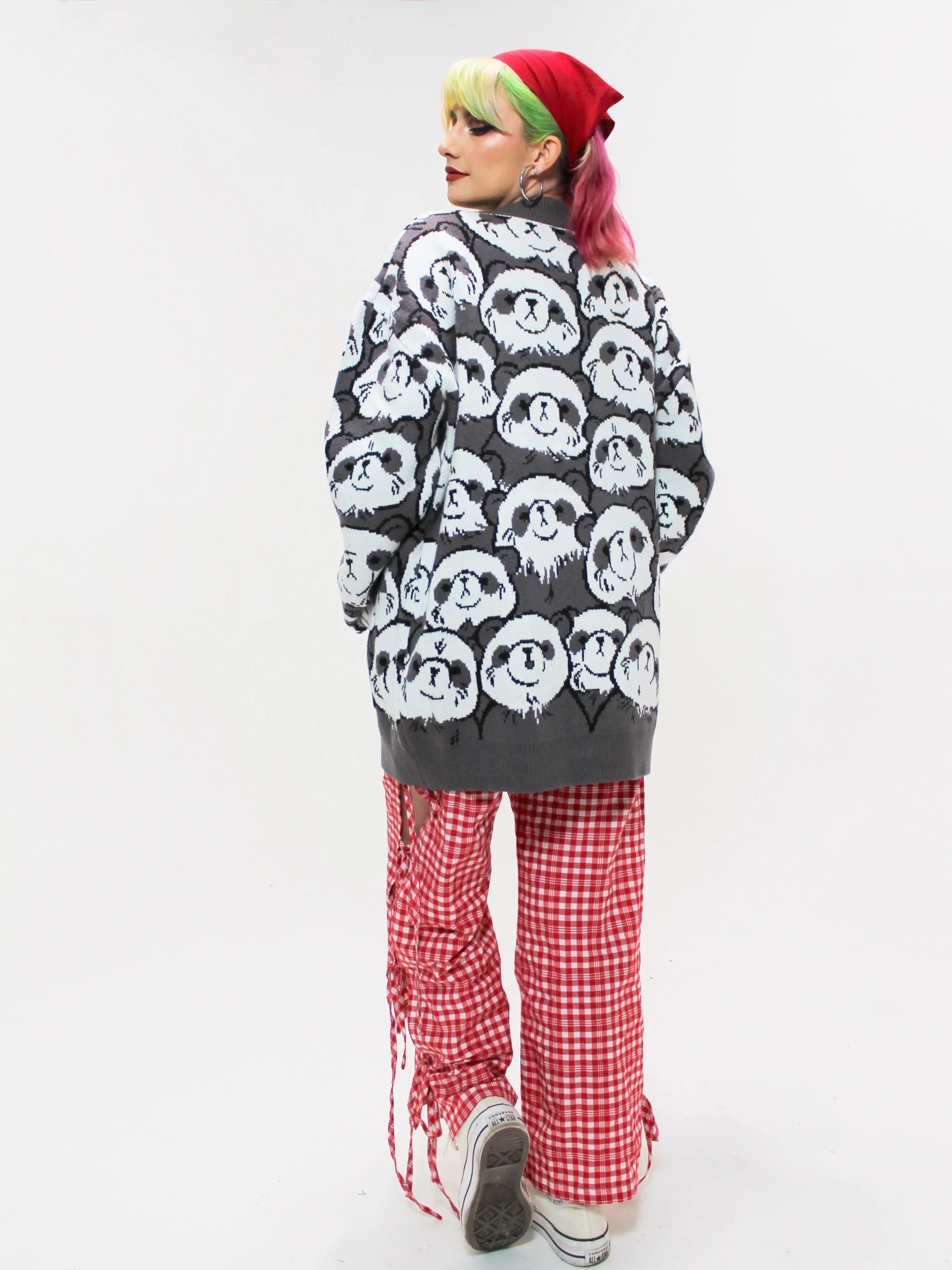 Panda-monium Cardigan sold by Steady Hands product image thumbnail 4