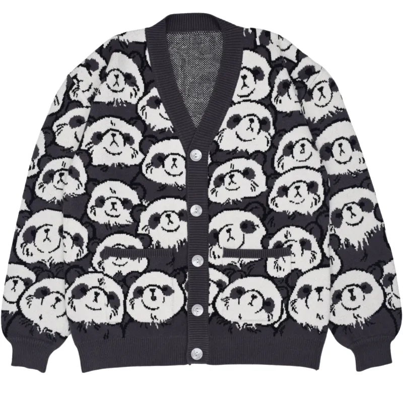 Panda-monium Cardigan sold by Steady Hands