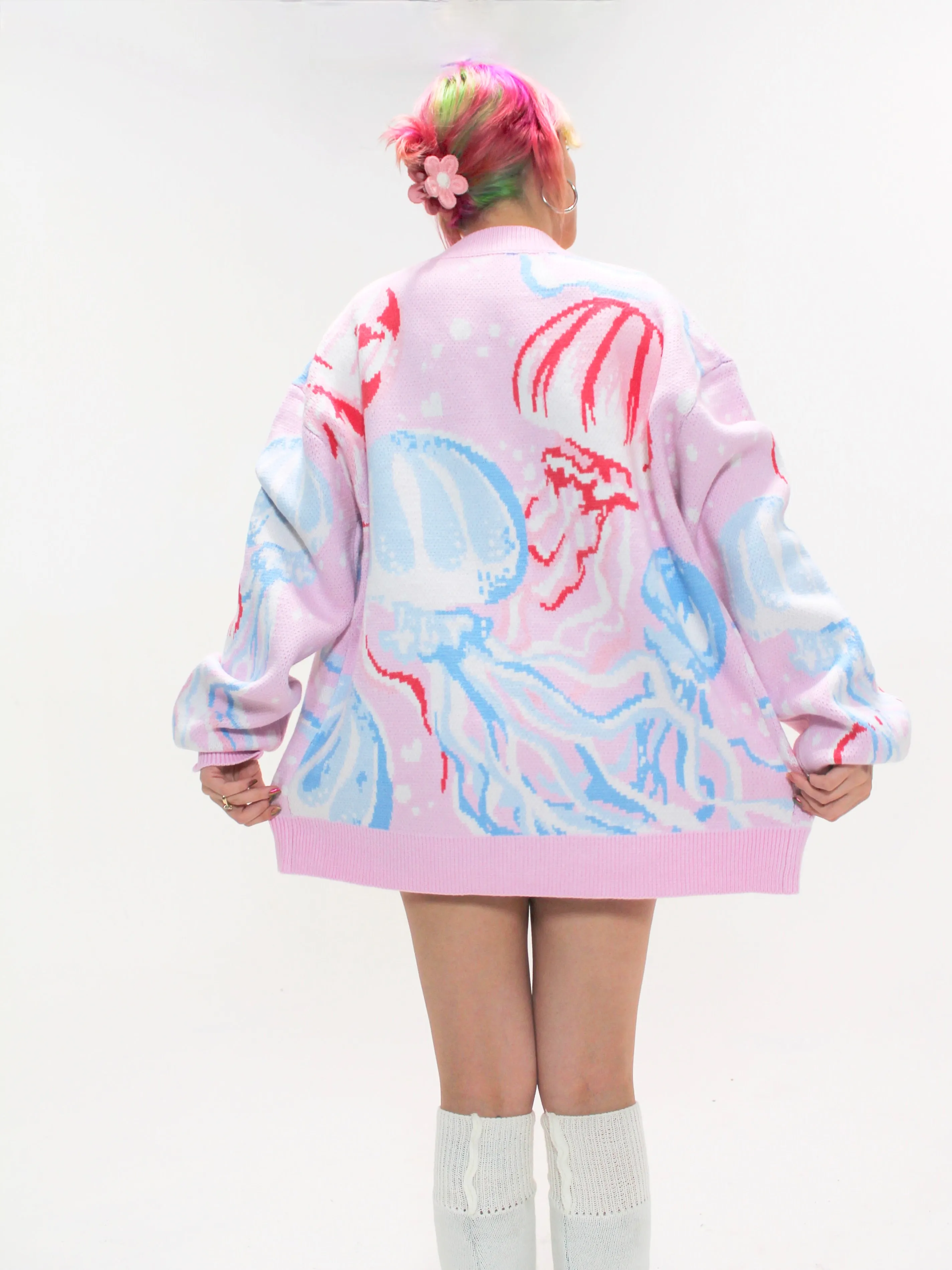 Jellyfish Cardigan sold by Steady Hands product image thumbnail 4