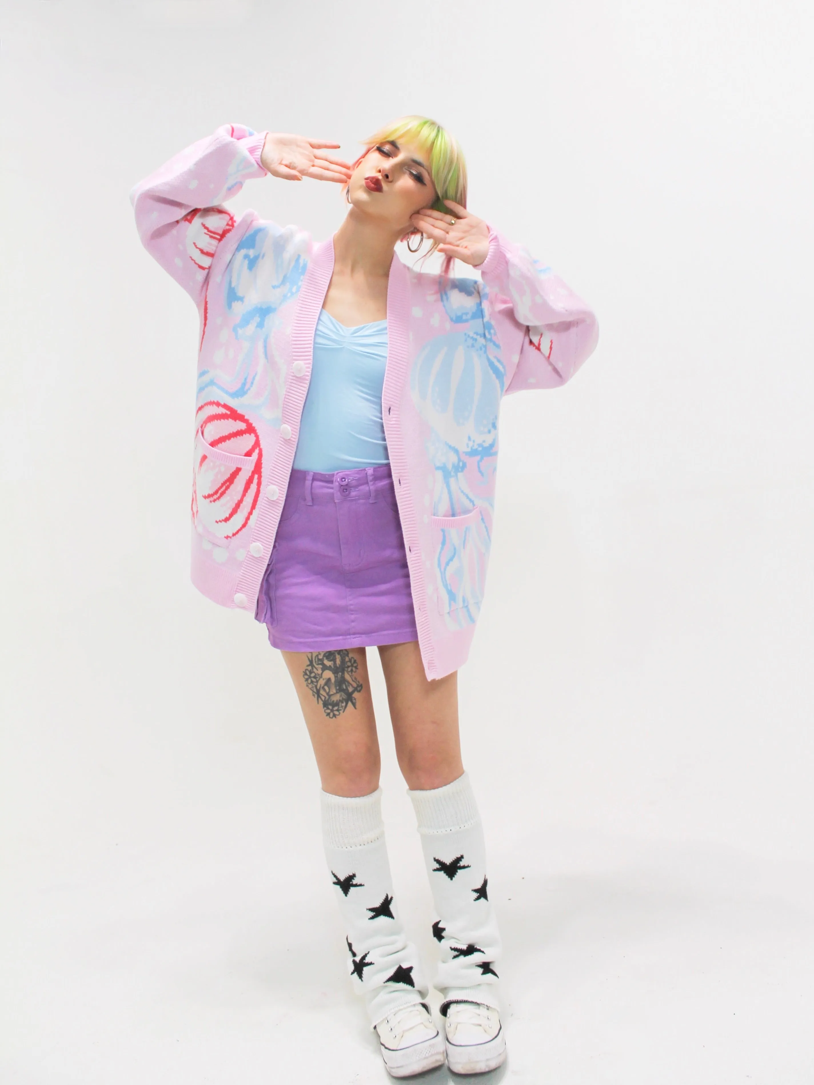 Jellyfish Cardigan sold by Steady Hands product image thumbnail 3
