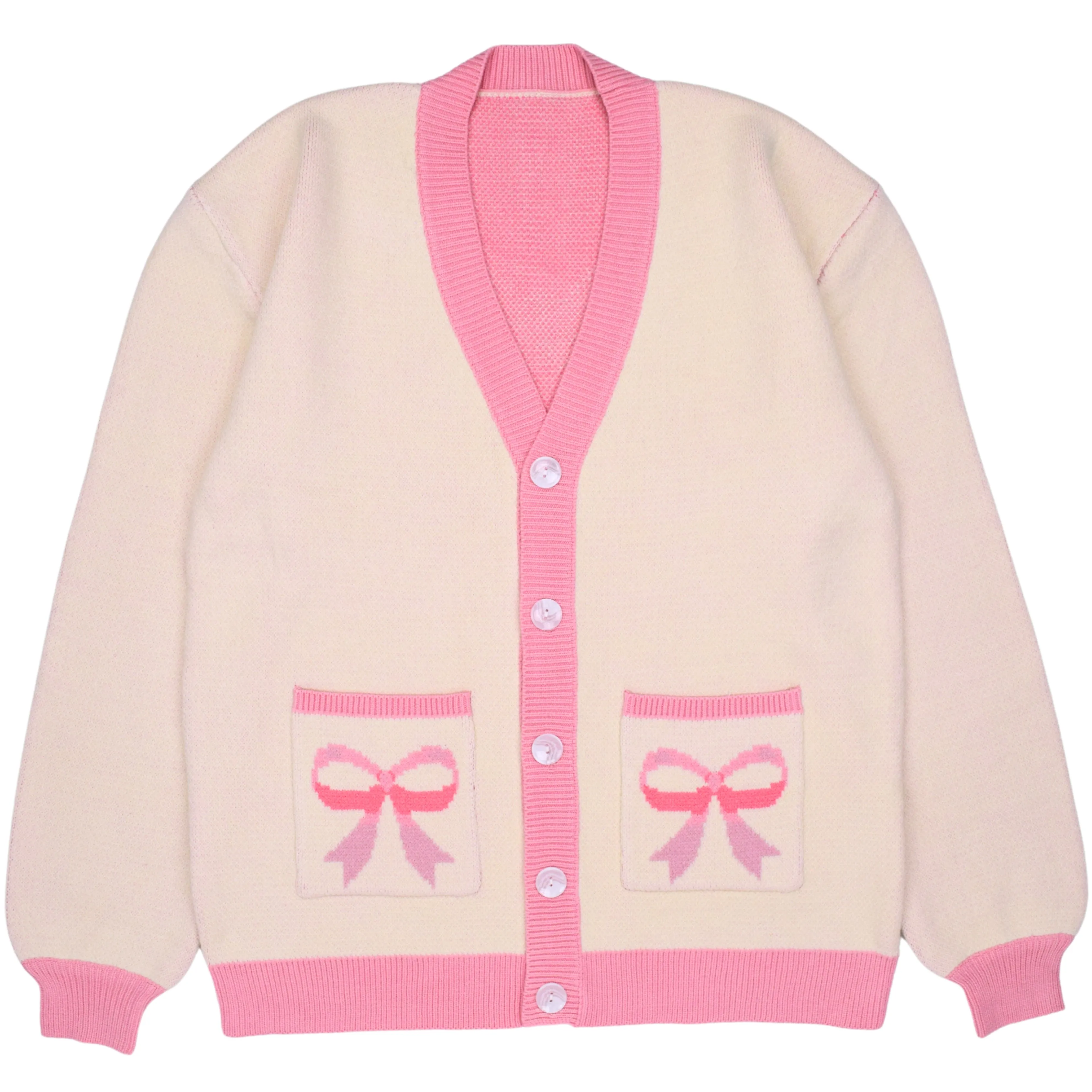 Bow Cardigan sold by Steady Hands