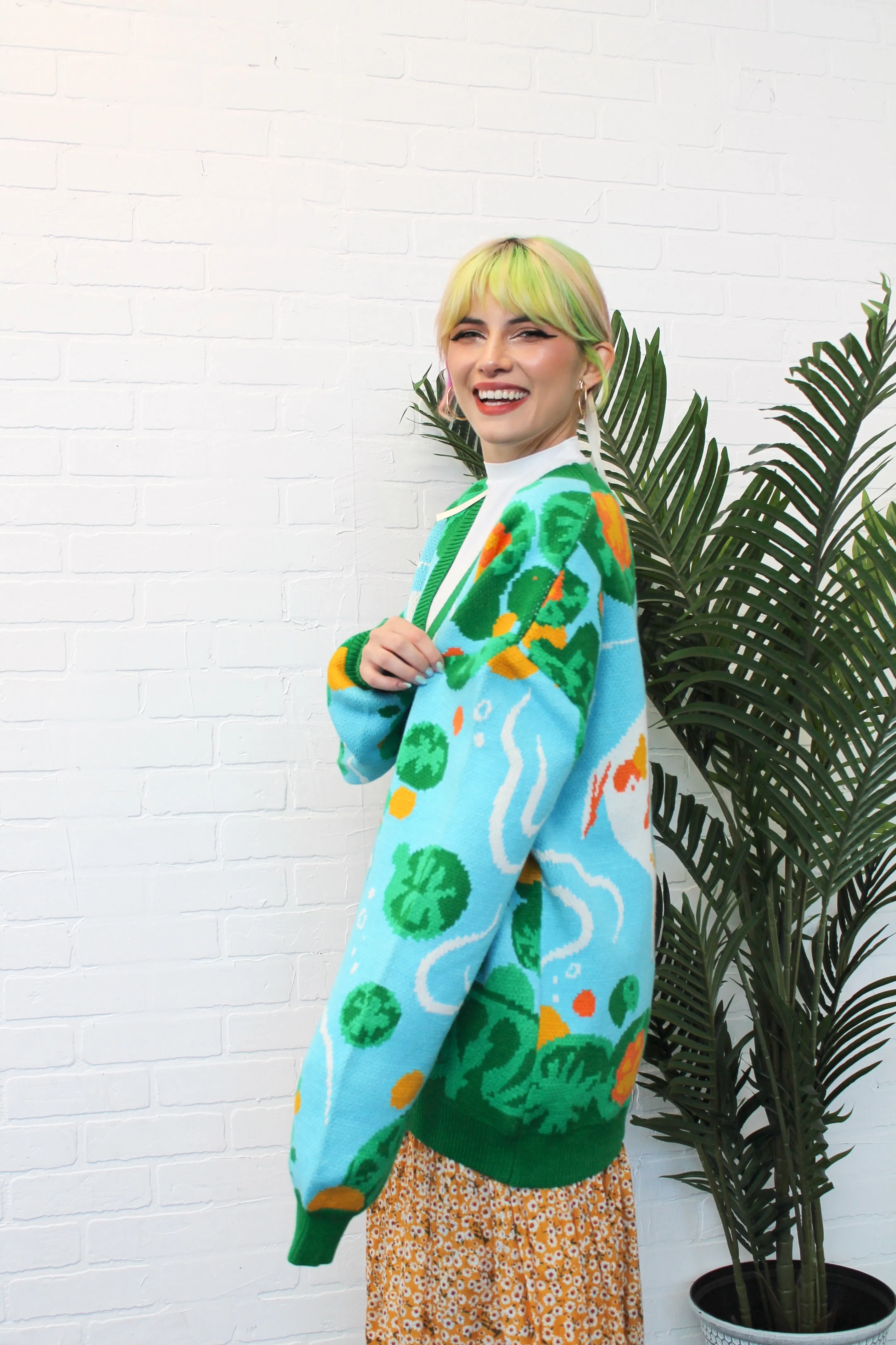 Koi Fish Cardigan sold by Steady Hands product image thumbnail 5