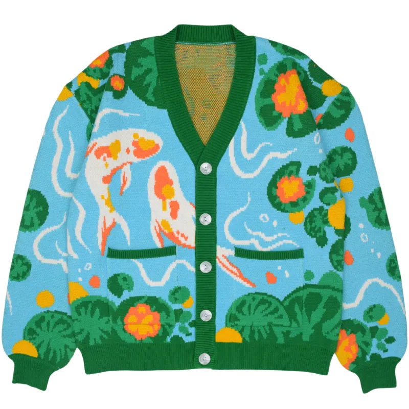 Koi Fish Cardigan sold by Steady Hands
