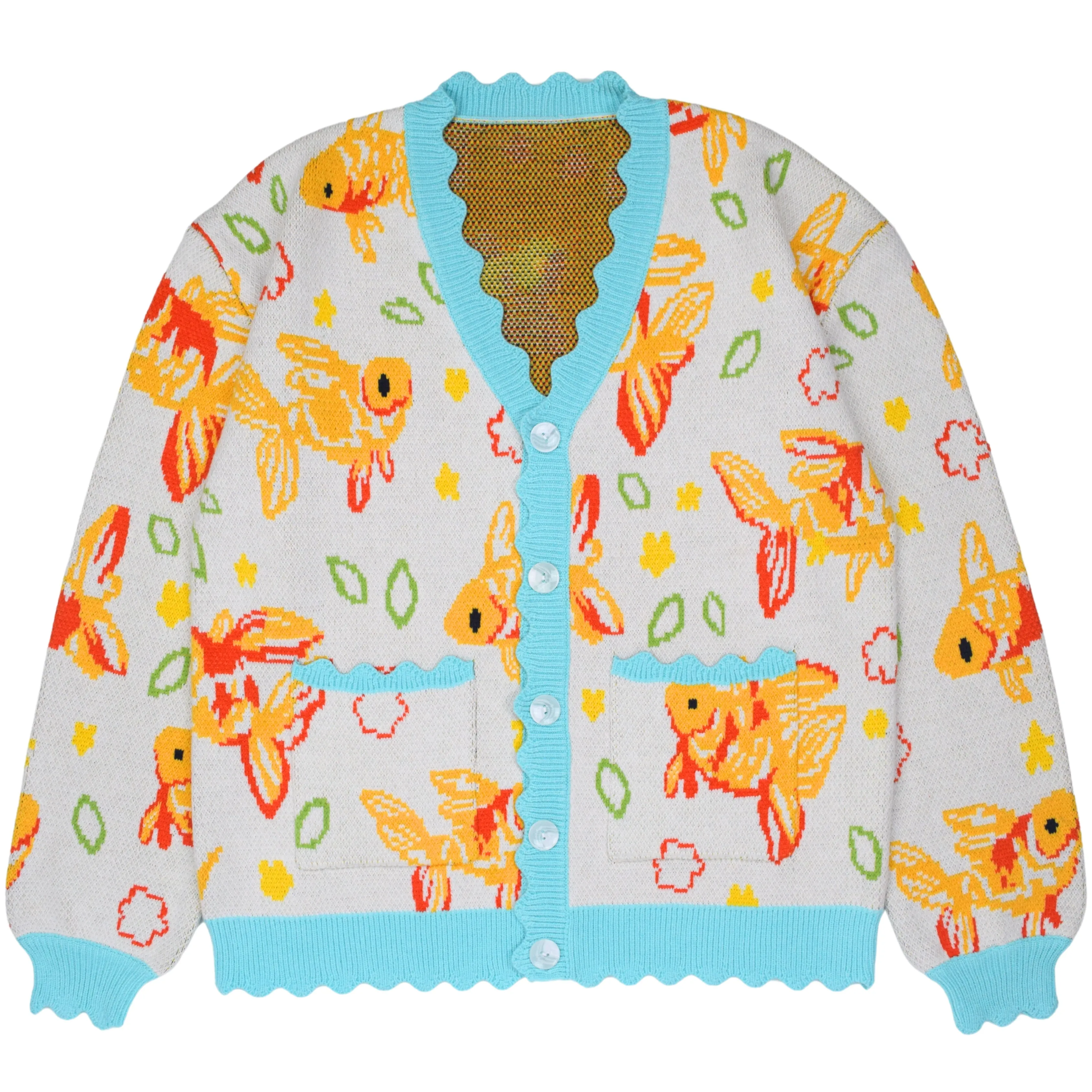 Swimmin' Around Cardigan sold by Steady Hands