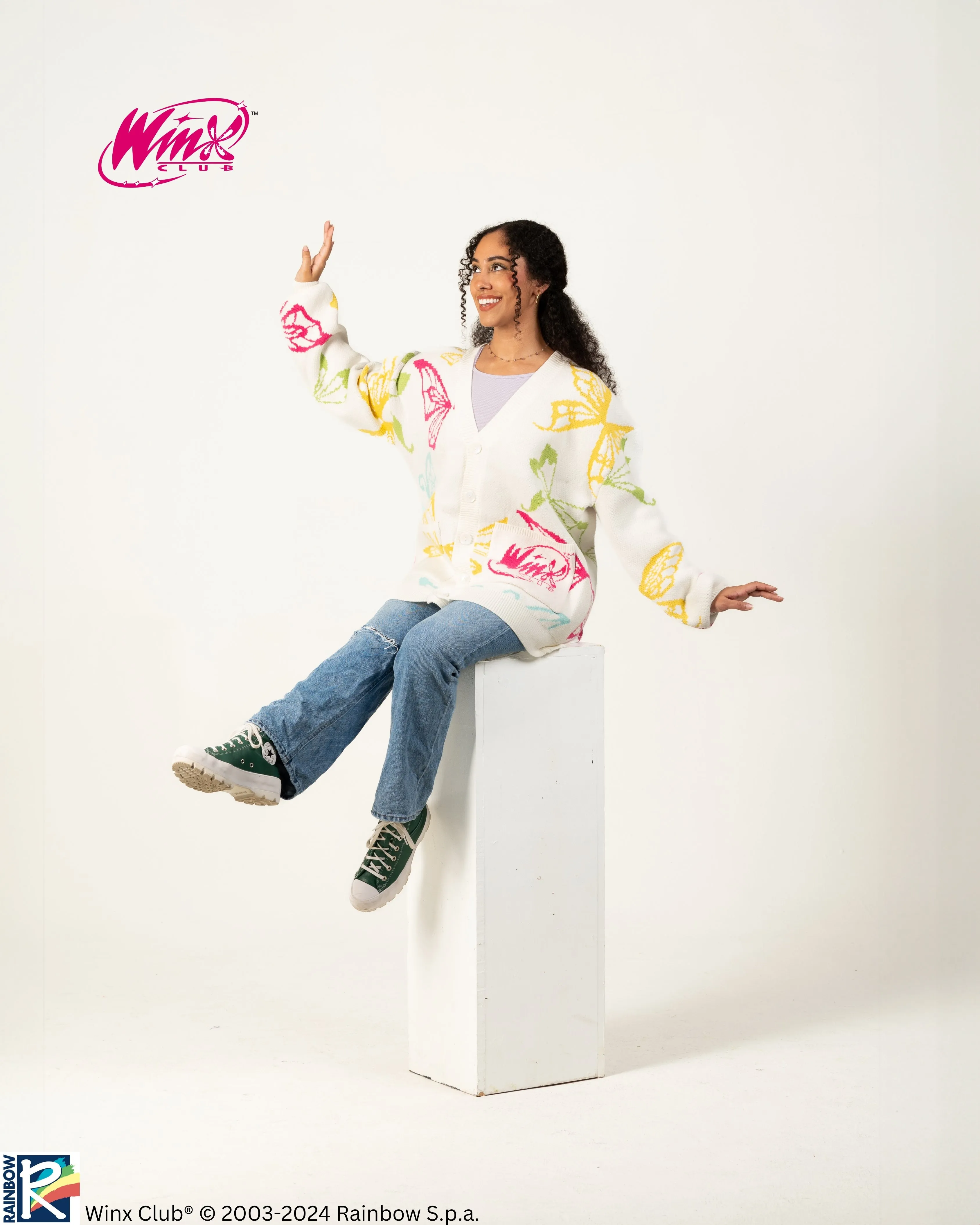 Winx Pattern Cardigan sold by Steady Hands product image thumbnail 5