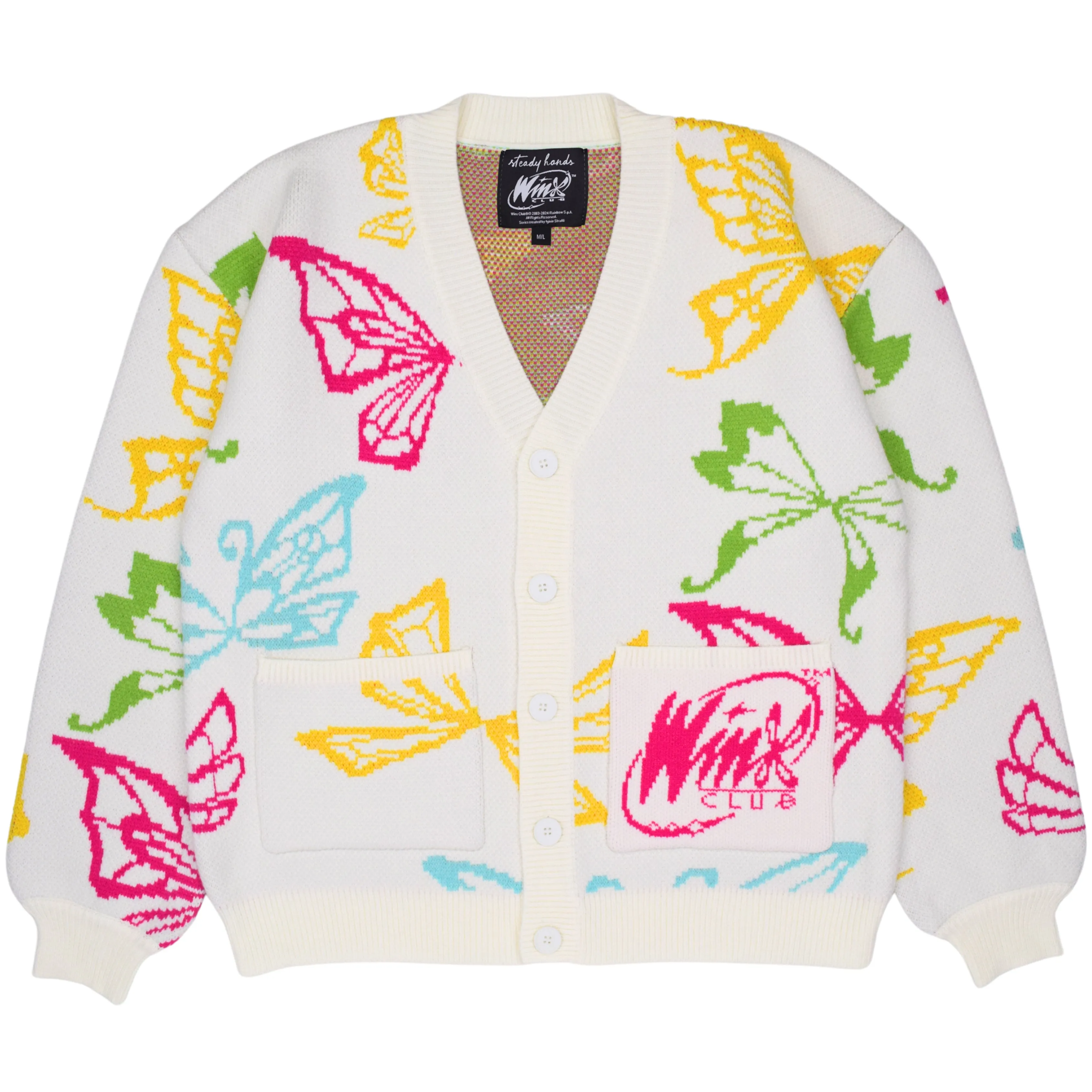 Winx Pattern Cardigan sold by Steady Hands