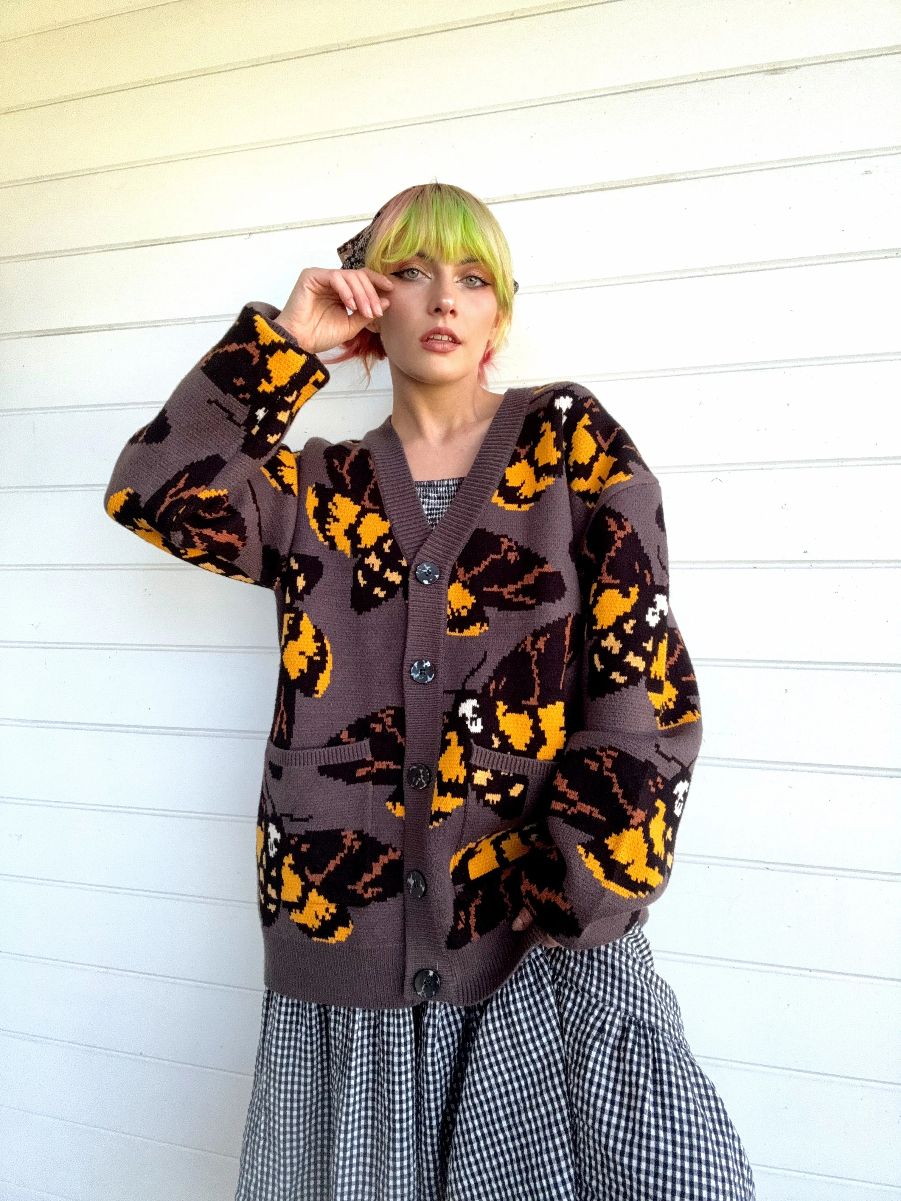 Silence of the Moths Cardigan sold by Steady Hands product image thumbnail 3