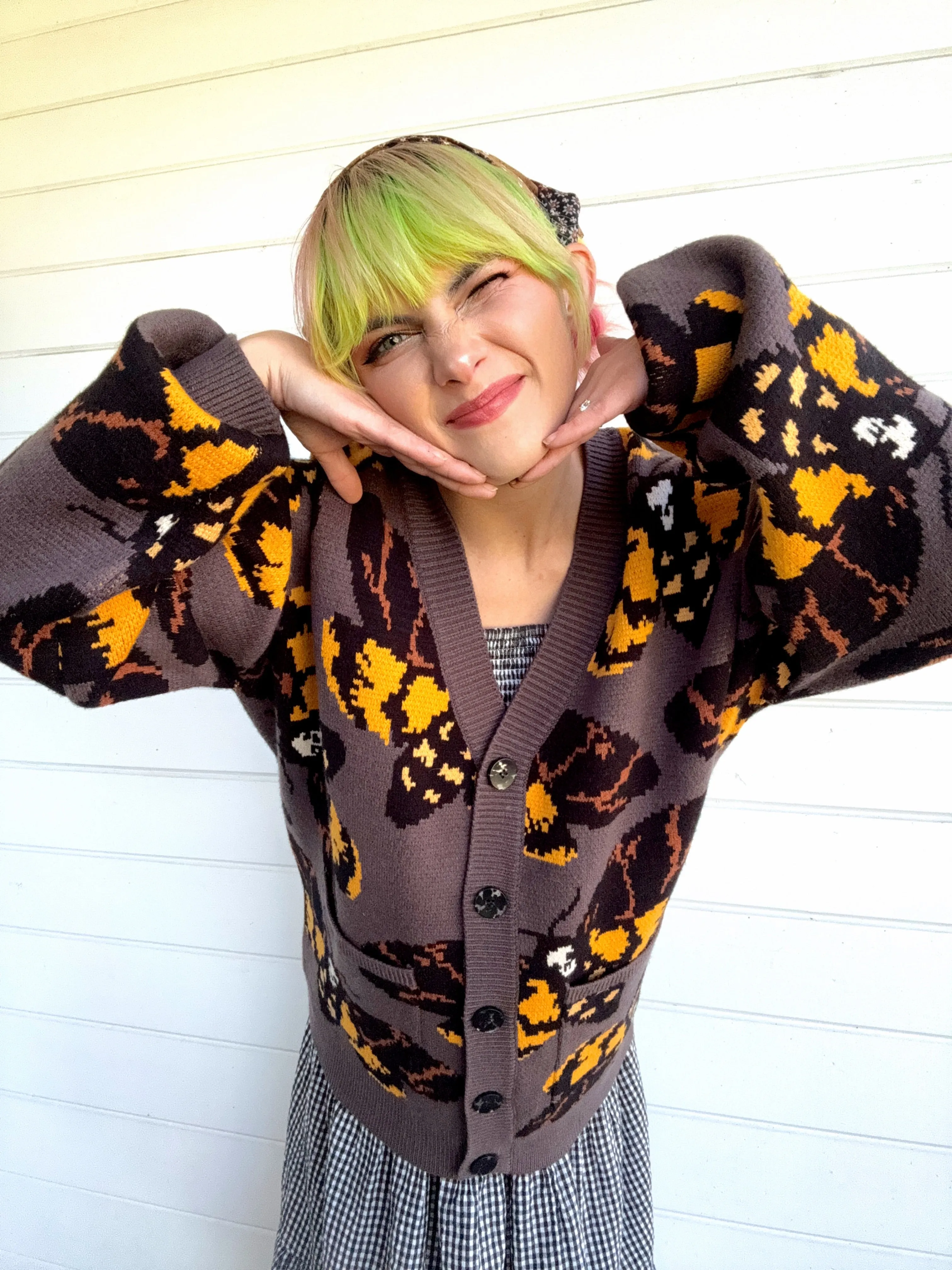 Silence of the Moths Cardigan sold by Steady Hands product image thumbnail 5