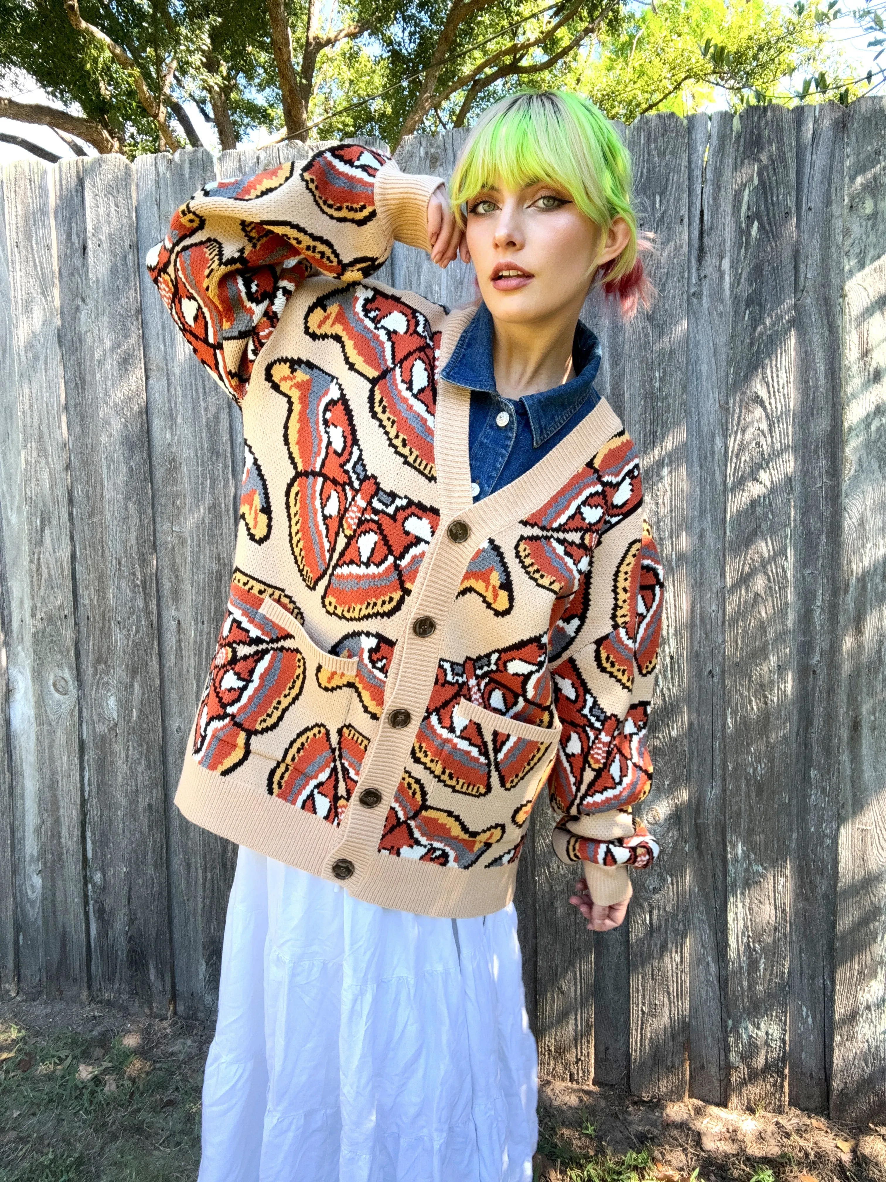 Atlas Moth Cardigan sold by Steady Hands product image thumbnail 3