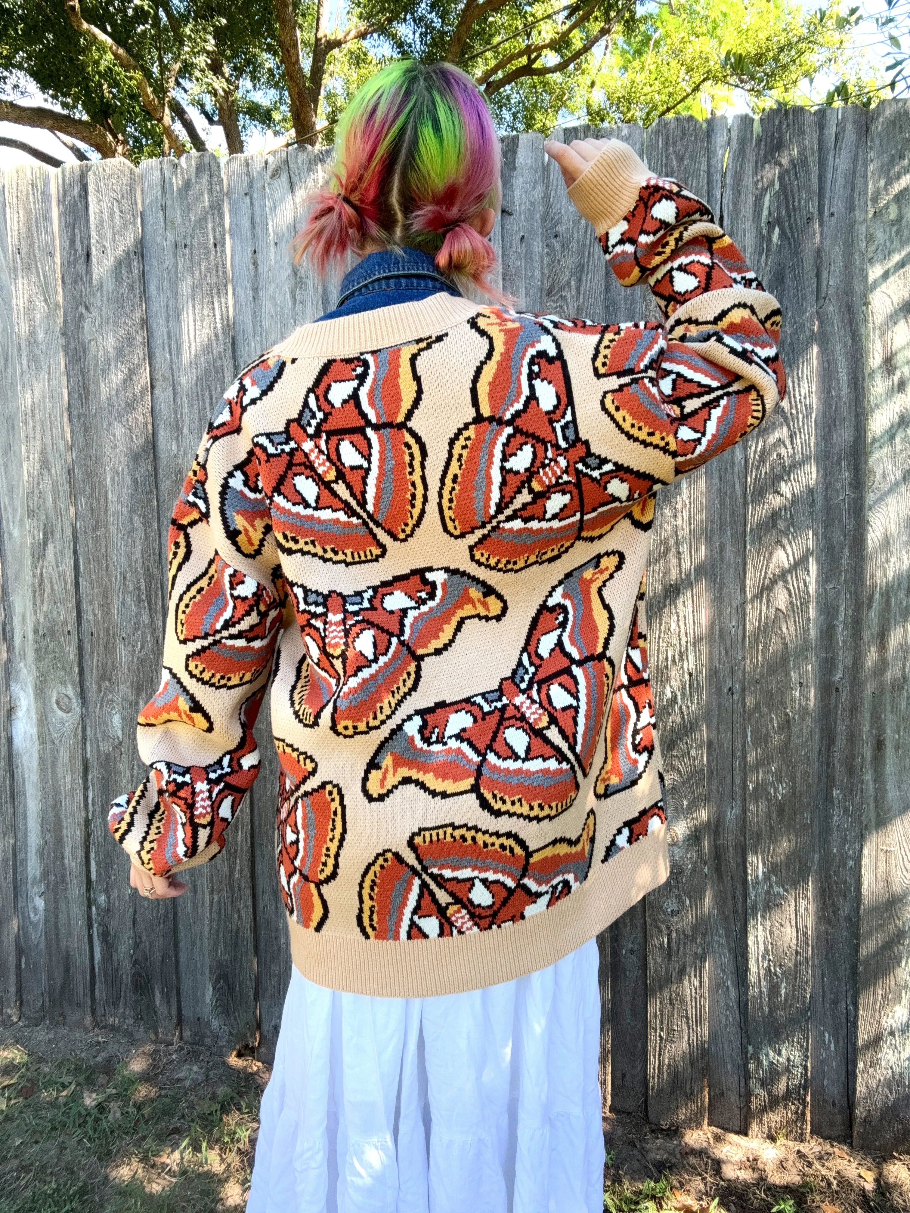 Atlas Moth Cardigan sold by Steady Hands product image thumbnail 5