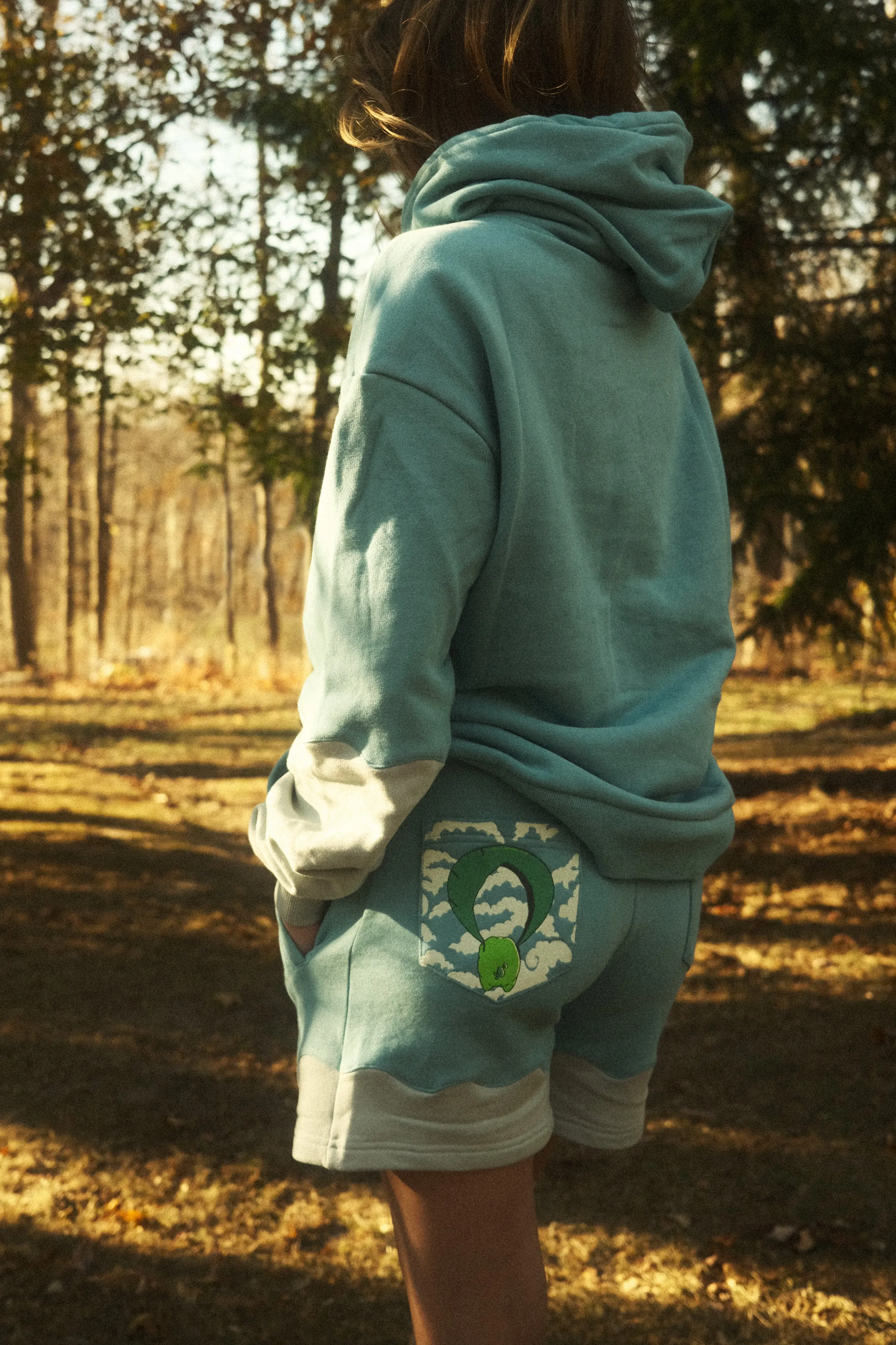 Gliding Frog Daytime Hoodie sold by Steady Hands product image thumbnail 5