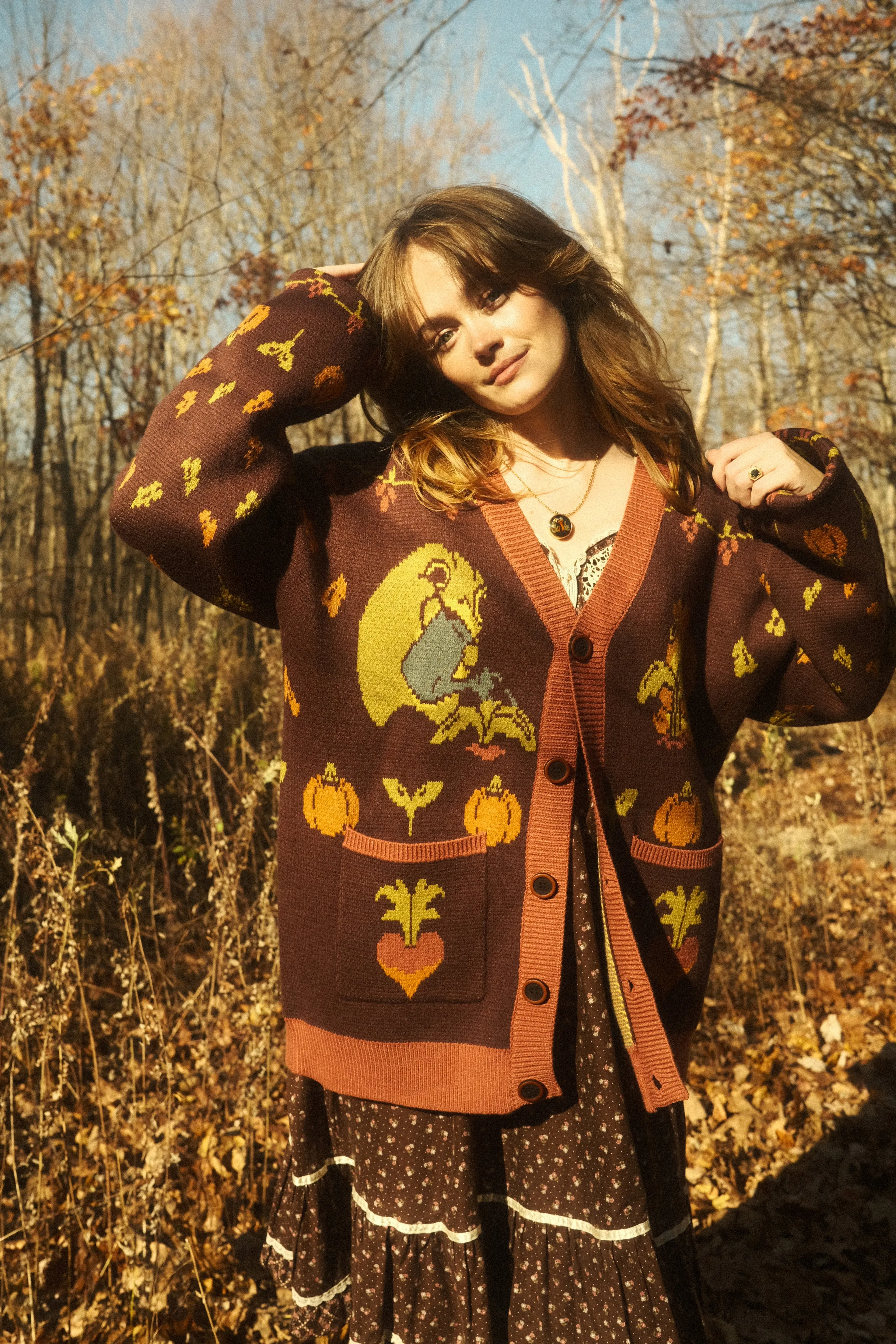 Farming Frog Cardigan sold by Steady Hands product image thumbnail 3