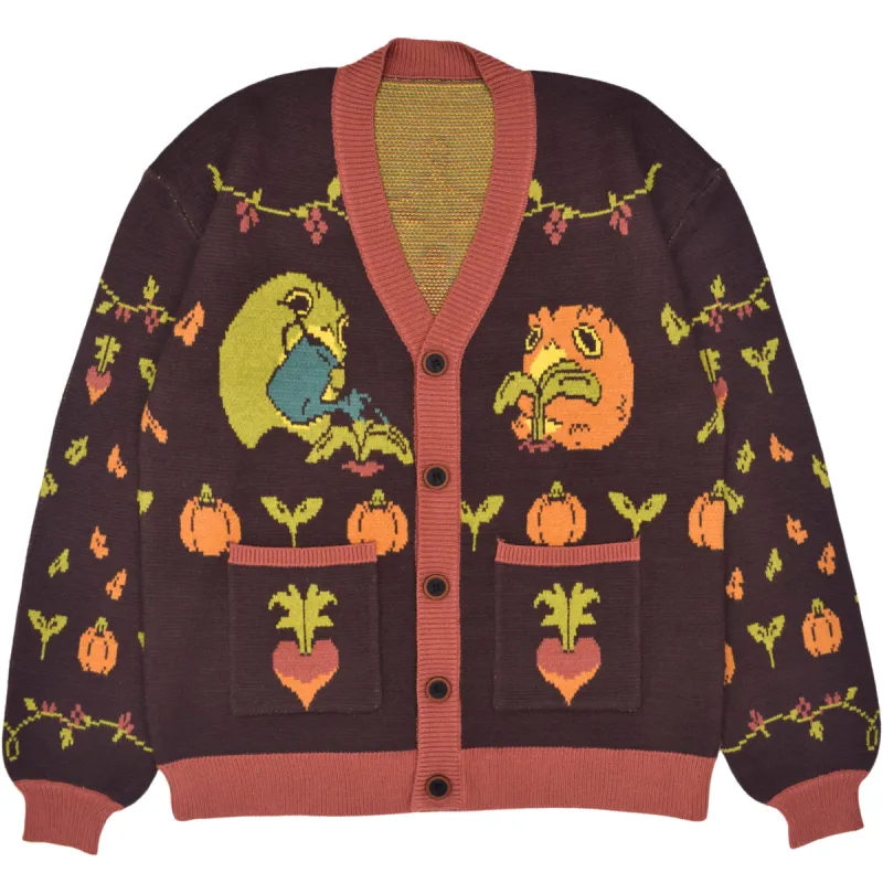 Farming Frog Cardigan sold by Steady Hands