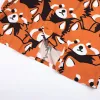 Left On Red Panda Button Up sold by Steady Hands