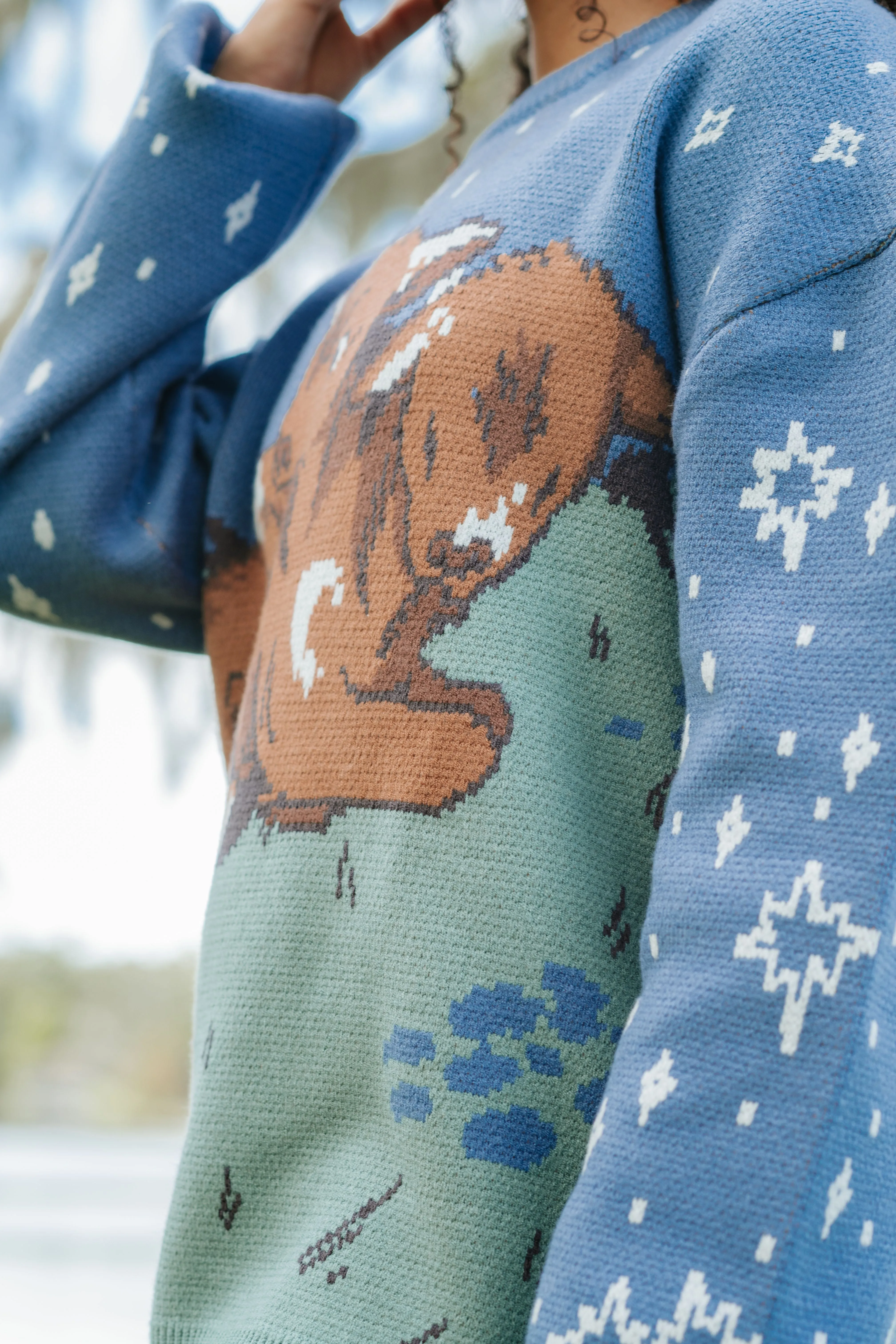 Twice as Many Stars Sweater sold by Steady Hands product image thumbnail 5