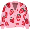 Strawberry With Me Cardigan sold by Steady Hands