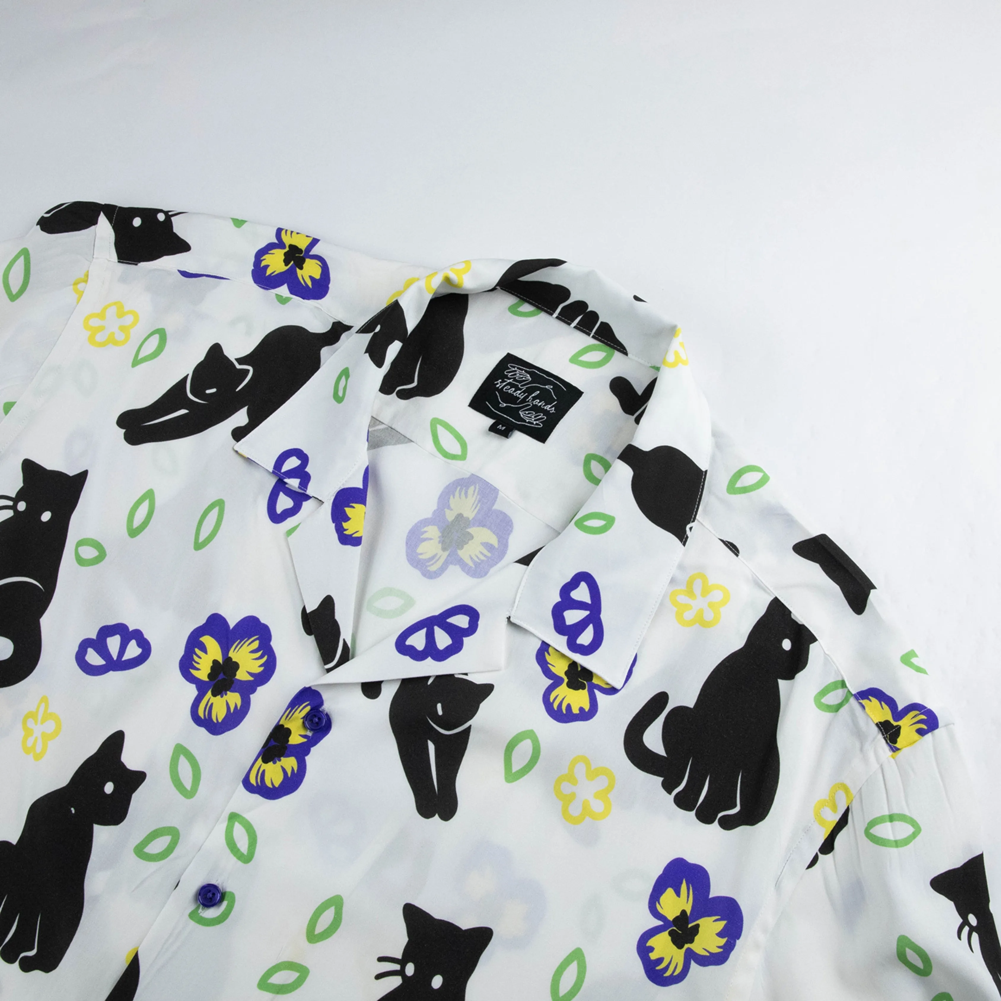 Meowin' Around Button Up sold by Steady Hands product image thumbnail 3