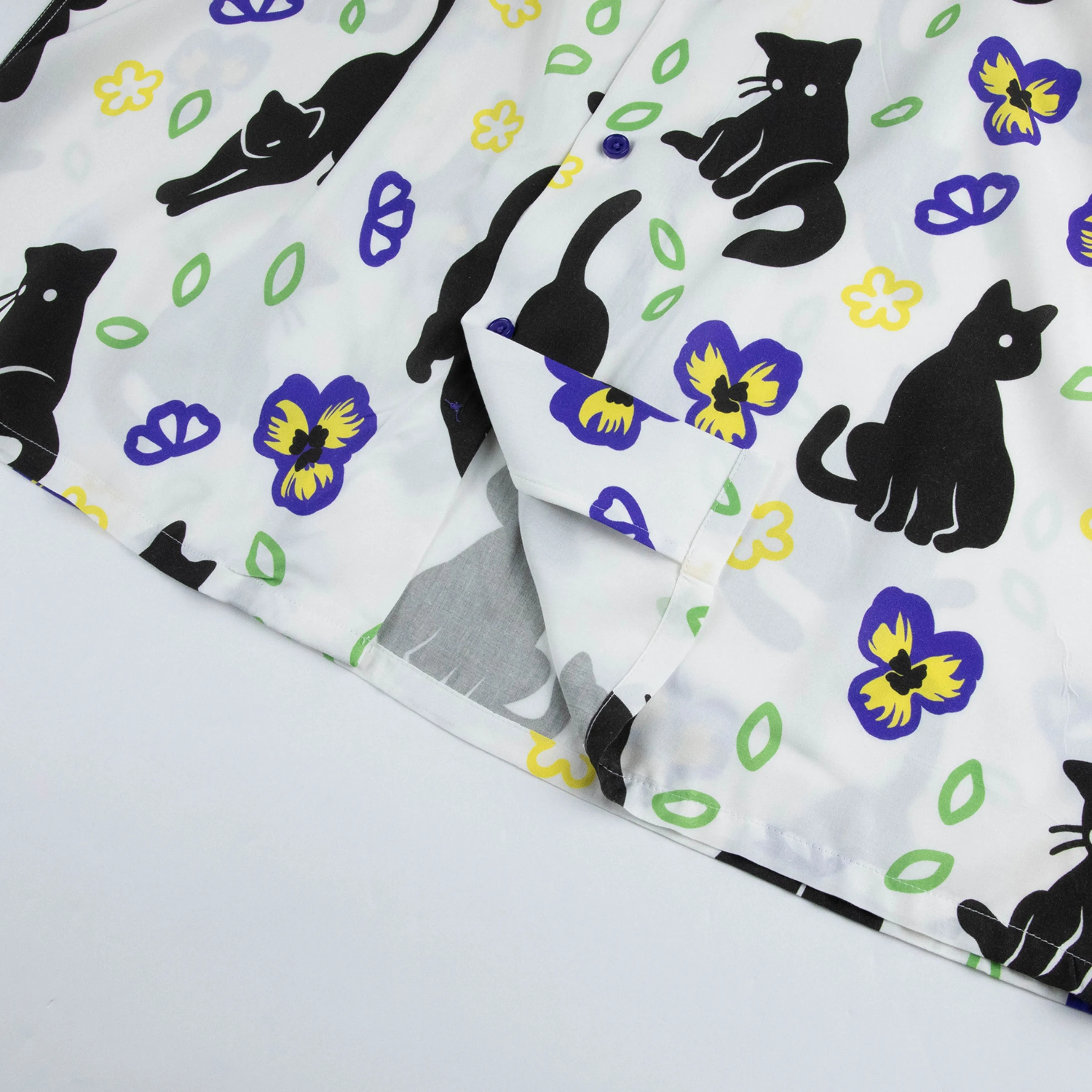 Meowin' Around Button Up sold by Steady Hands product image thumbnail 4