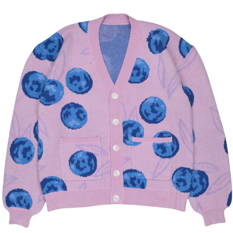 Feelin Blue-Berry Cardigan sold by Steady Hands