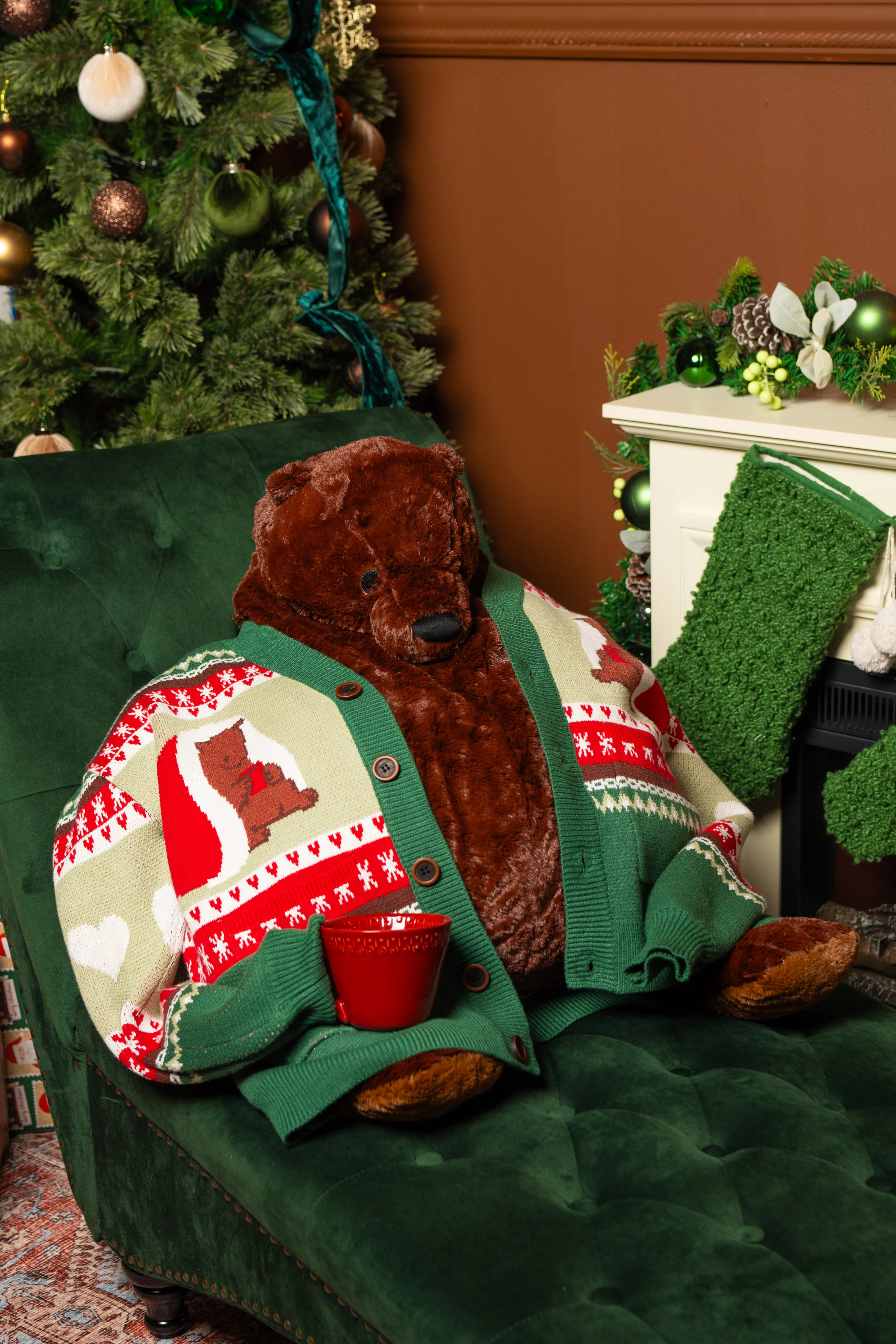 Beary Christmas Cardigan sold by Steady Hands product image thumbnail 5