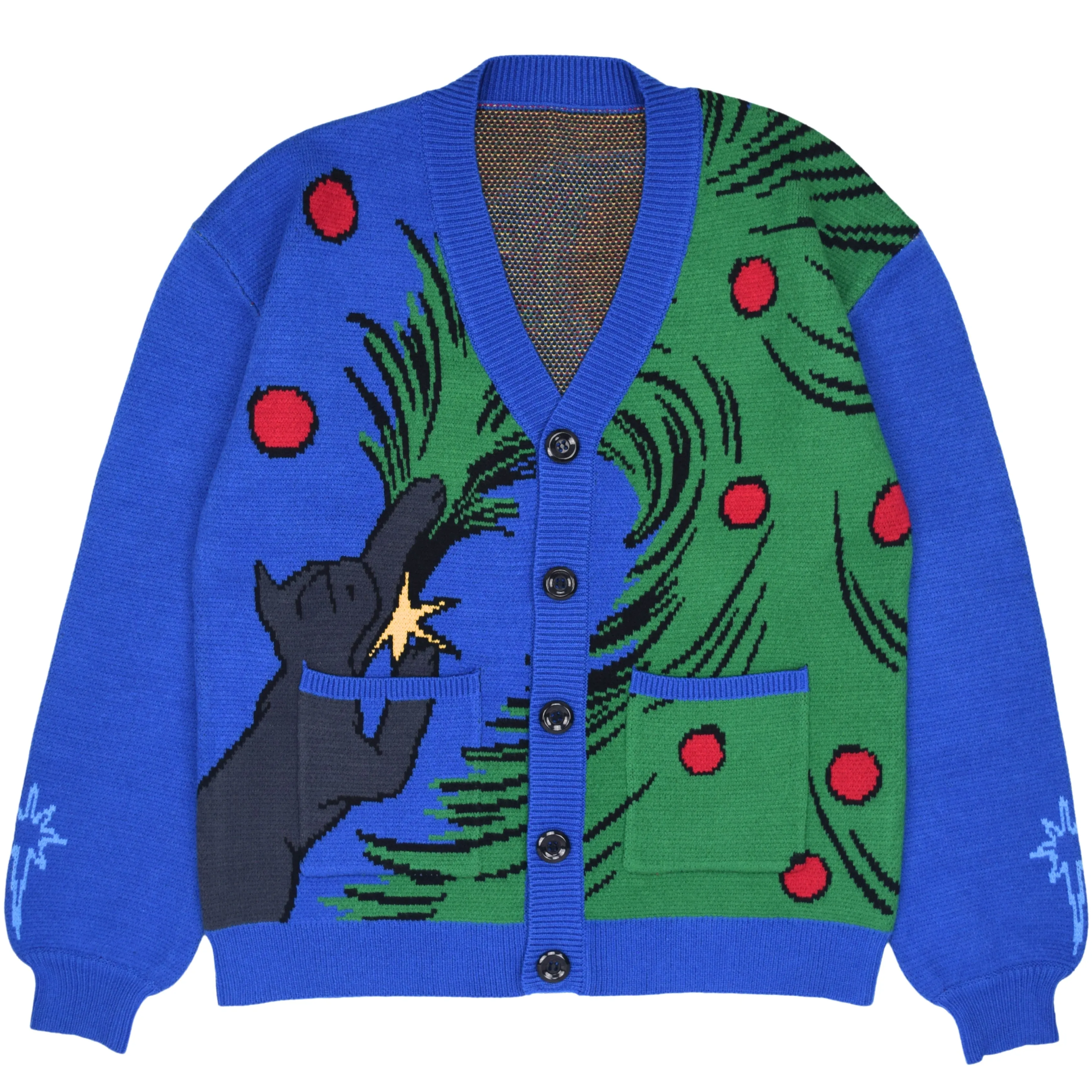 Happy Pawlidays Cardigan sold by Steady Hands