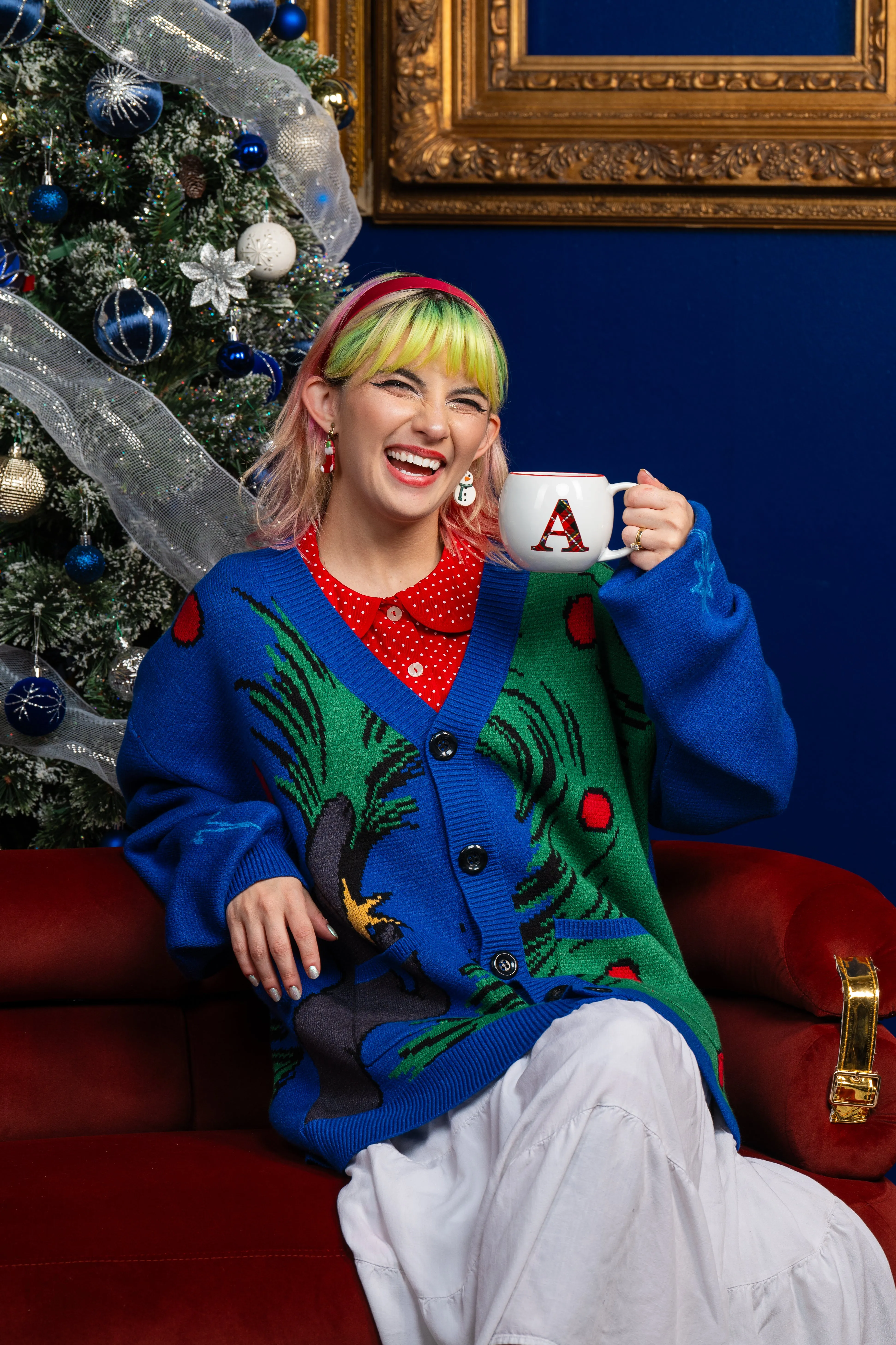 Happy Pawlidays Cardigan sold by Steady Hands product image thumbnail 3