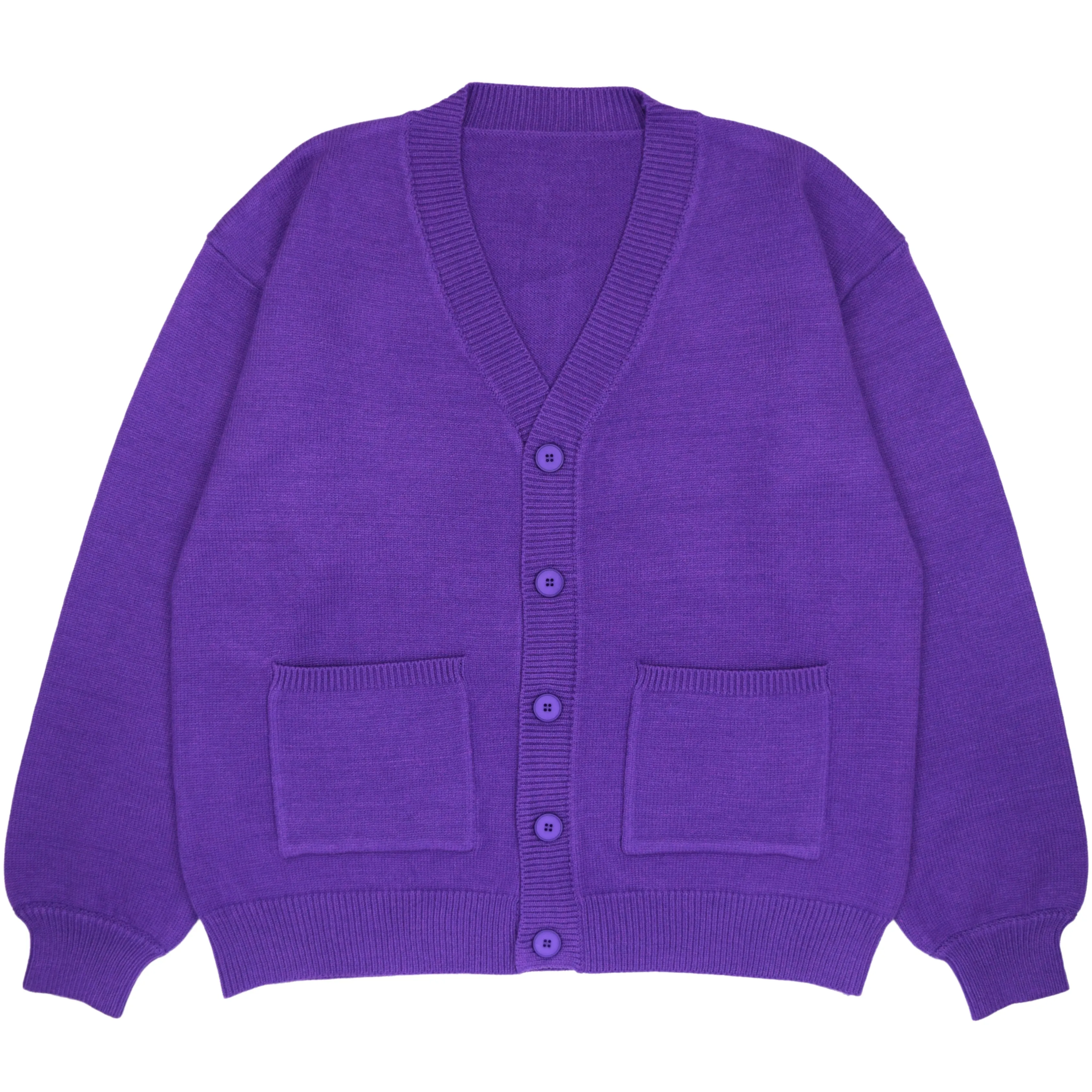 The DEEPEST Purple Cardigan sold by Steady Hands