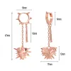 Silver Heart Flail Earrings sold by Steady Hands