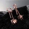 Rose Heart Flail Earrings sold by Steady Hands