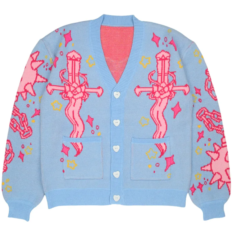 Magical Weapon Cardigan sold by Steady Hands