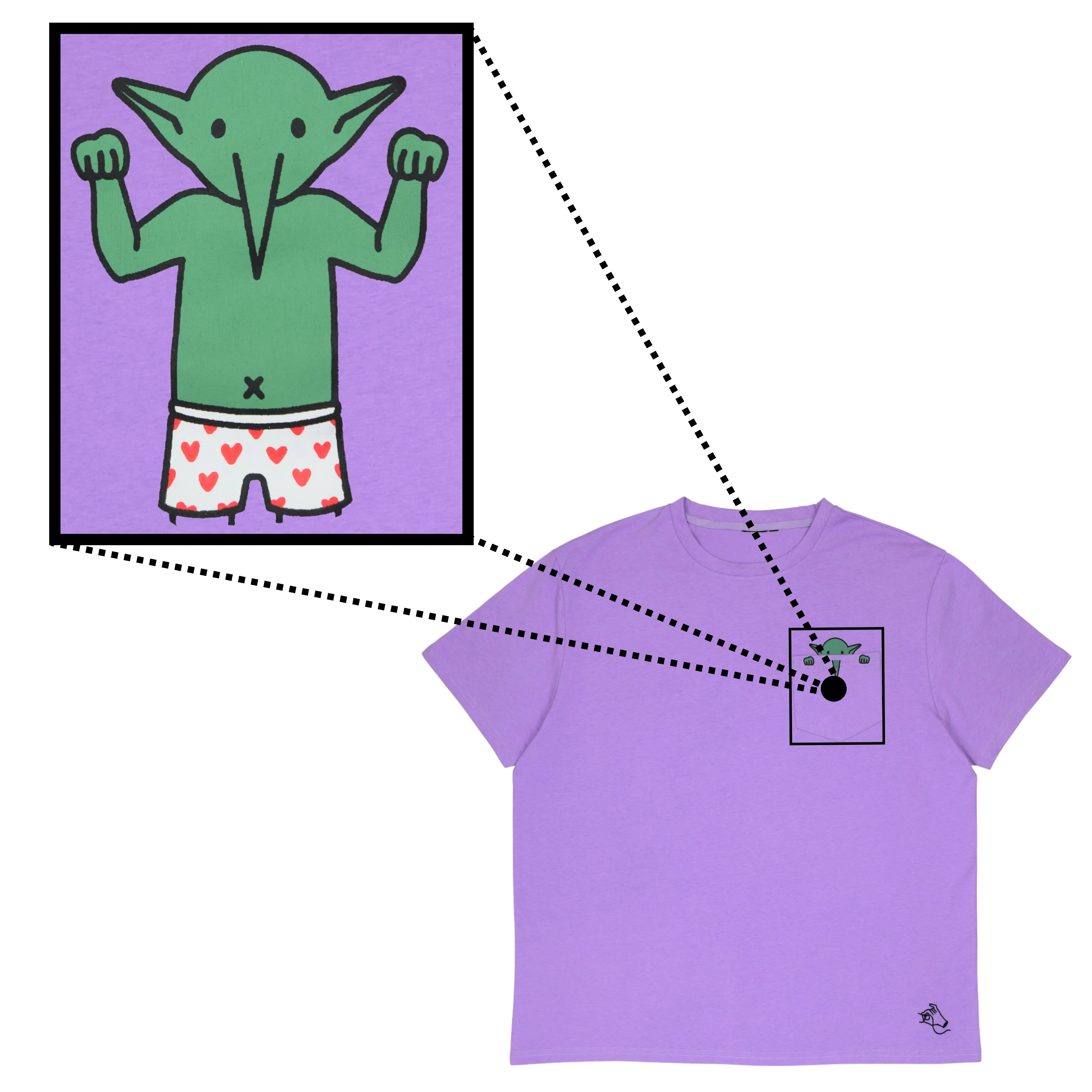 Goblin Tee sold by Steady Hands product image thumbnail 3