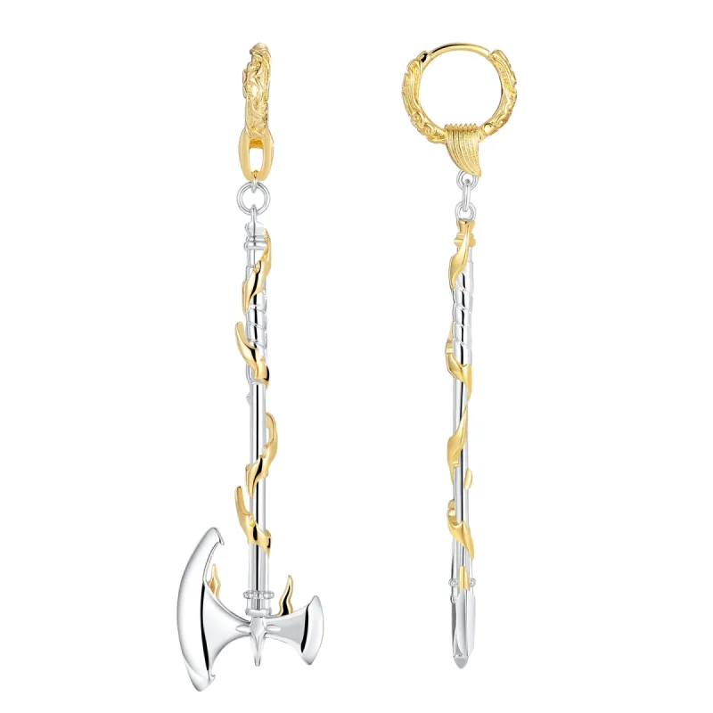 Battle Axe Earring sold by Steady Hands