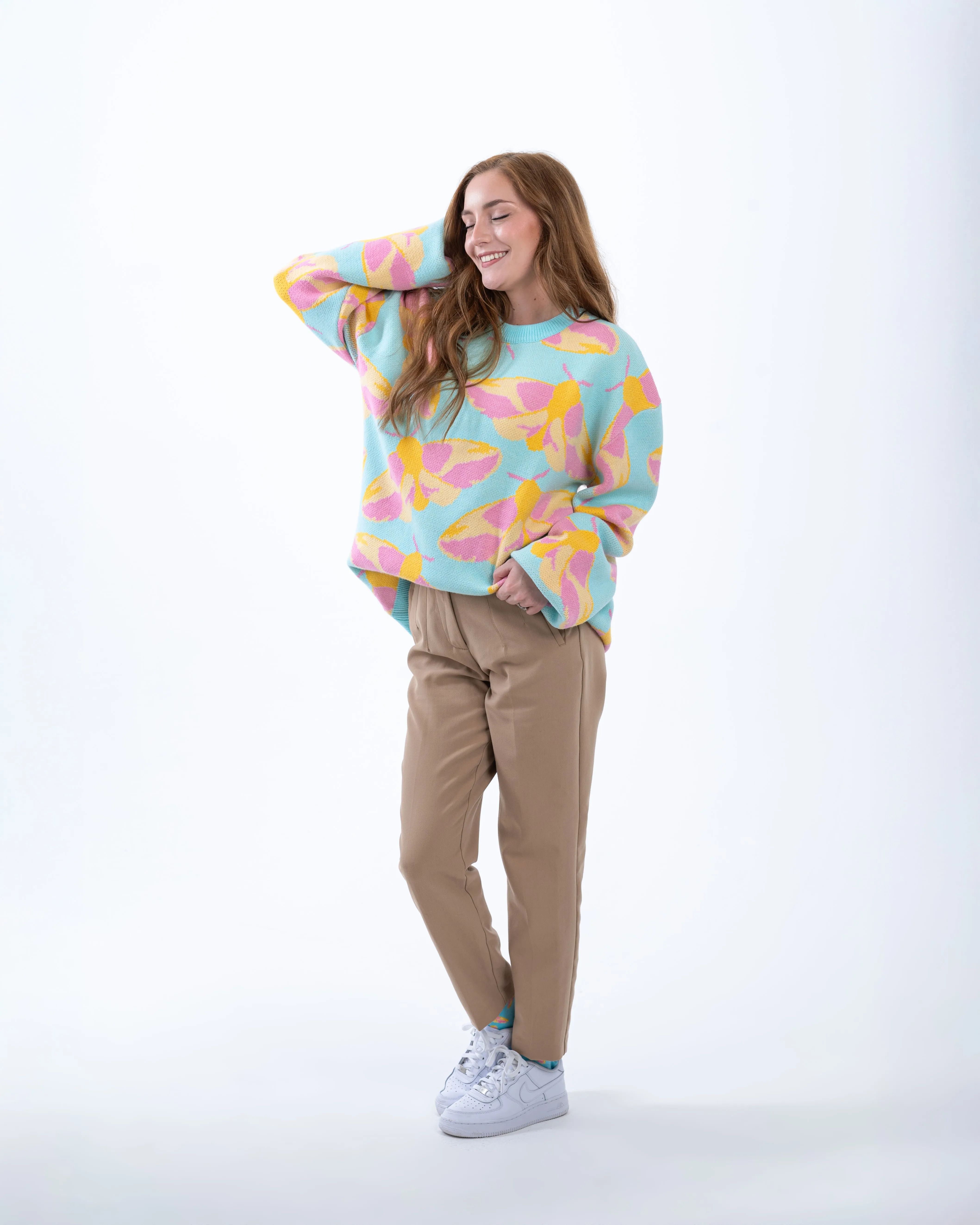Rosy Maple Moth Sweater sold by Steady Hands product image thumbnail 5