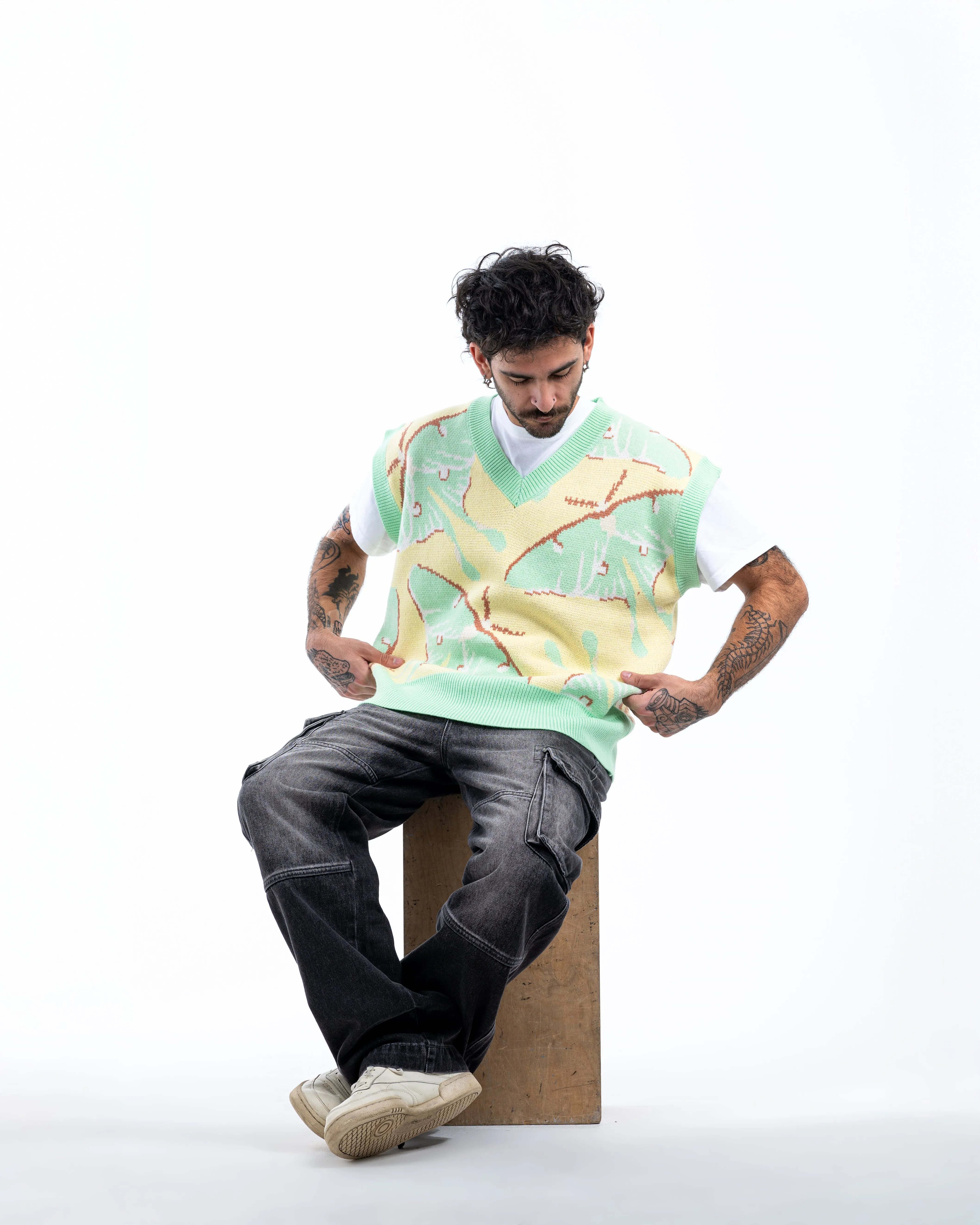 Luna Moth Vest sold by Steady Hands product image thumbnail 3