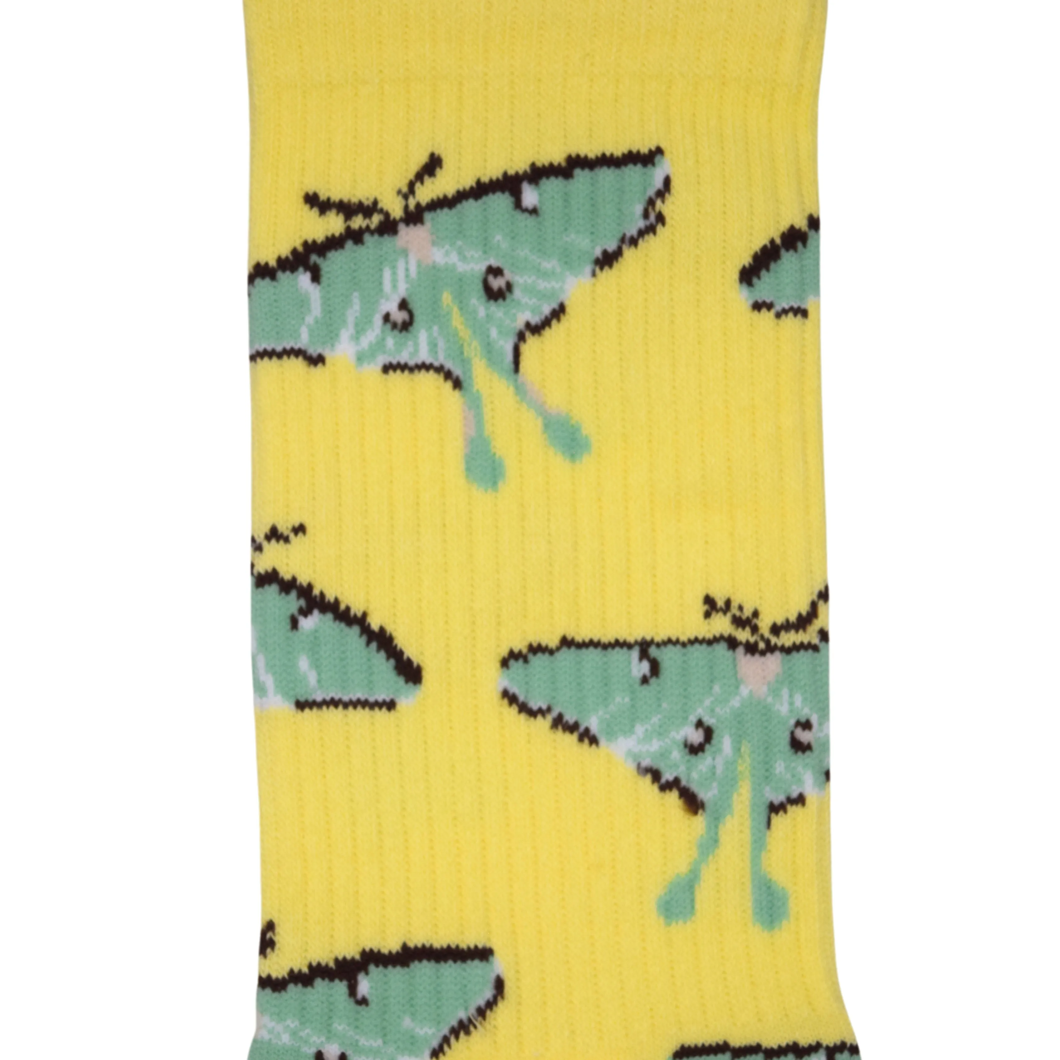 Luna Moth Socks sold by Steady Hands product image thumbnail 2
