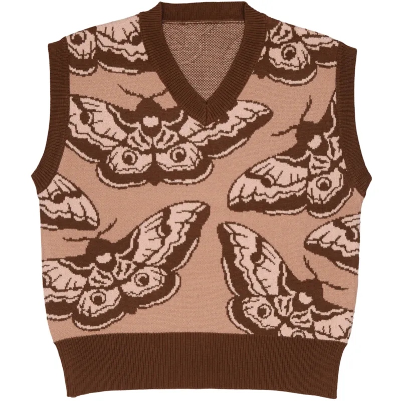 Giant Peacock Moth Vest sold by Steady Hands