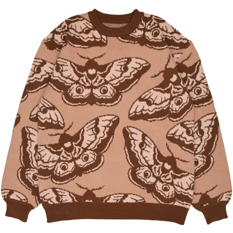 Giant Peacock Moth Sweater sold by Steady Hands