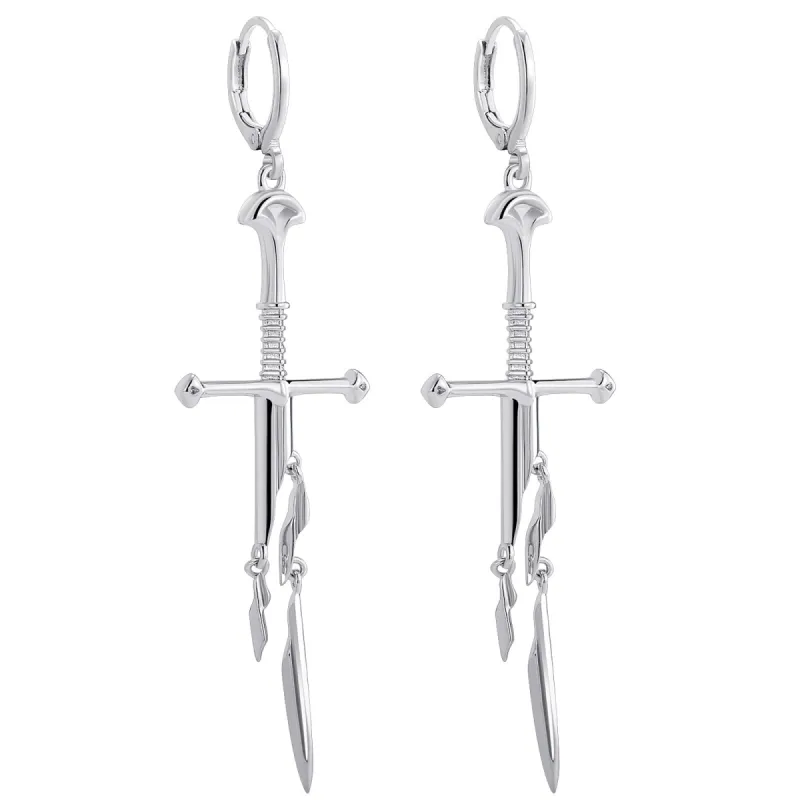 Broken Sword Earrings sold by Steady Hands