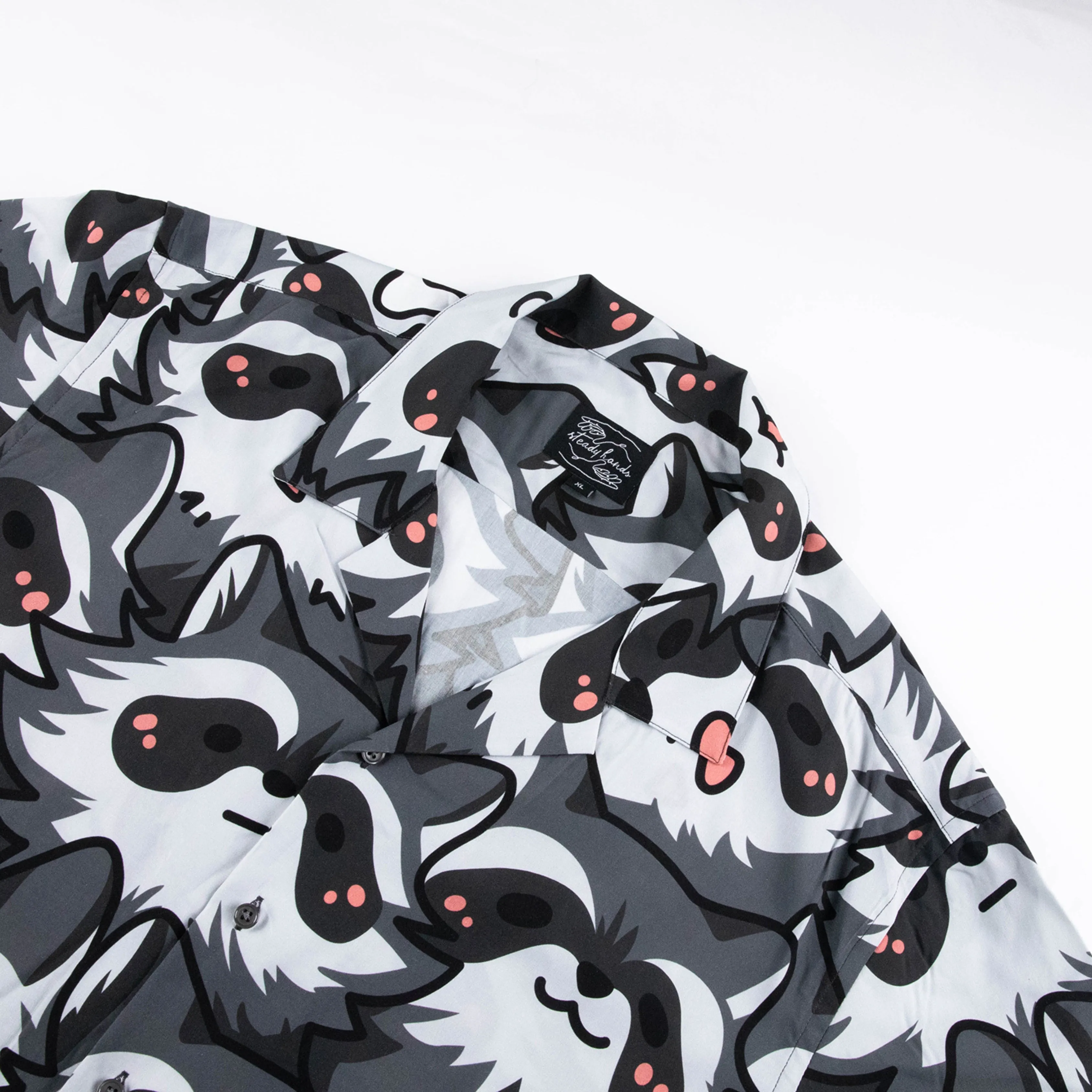Nice Racc-oon Button Up sold by Steady Hands product image thumbnail 3