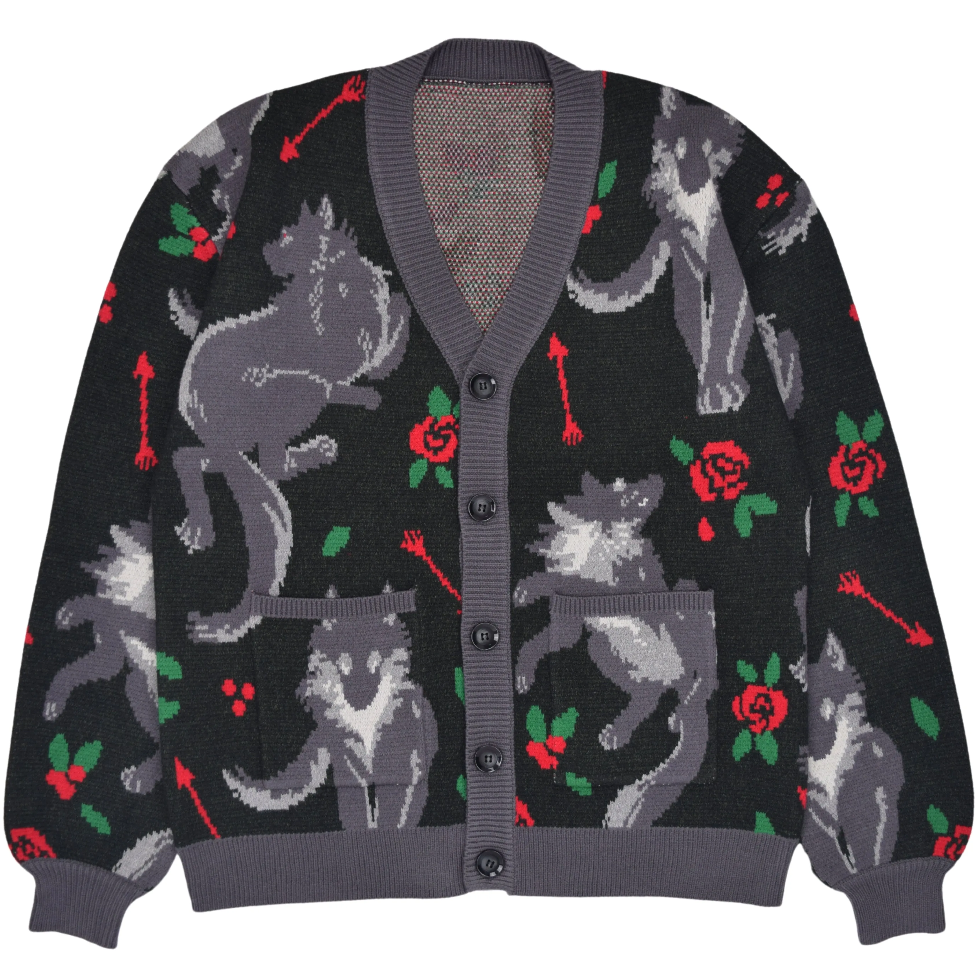 Howlin' Around Cardigan sold by Steady Hands