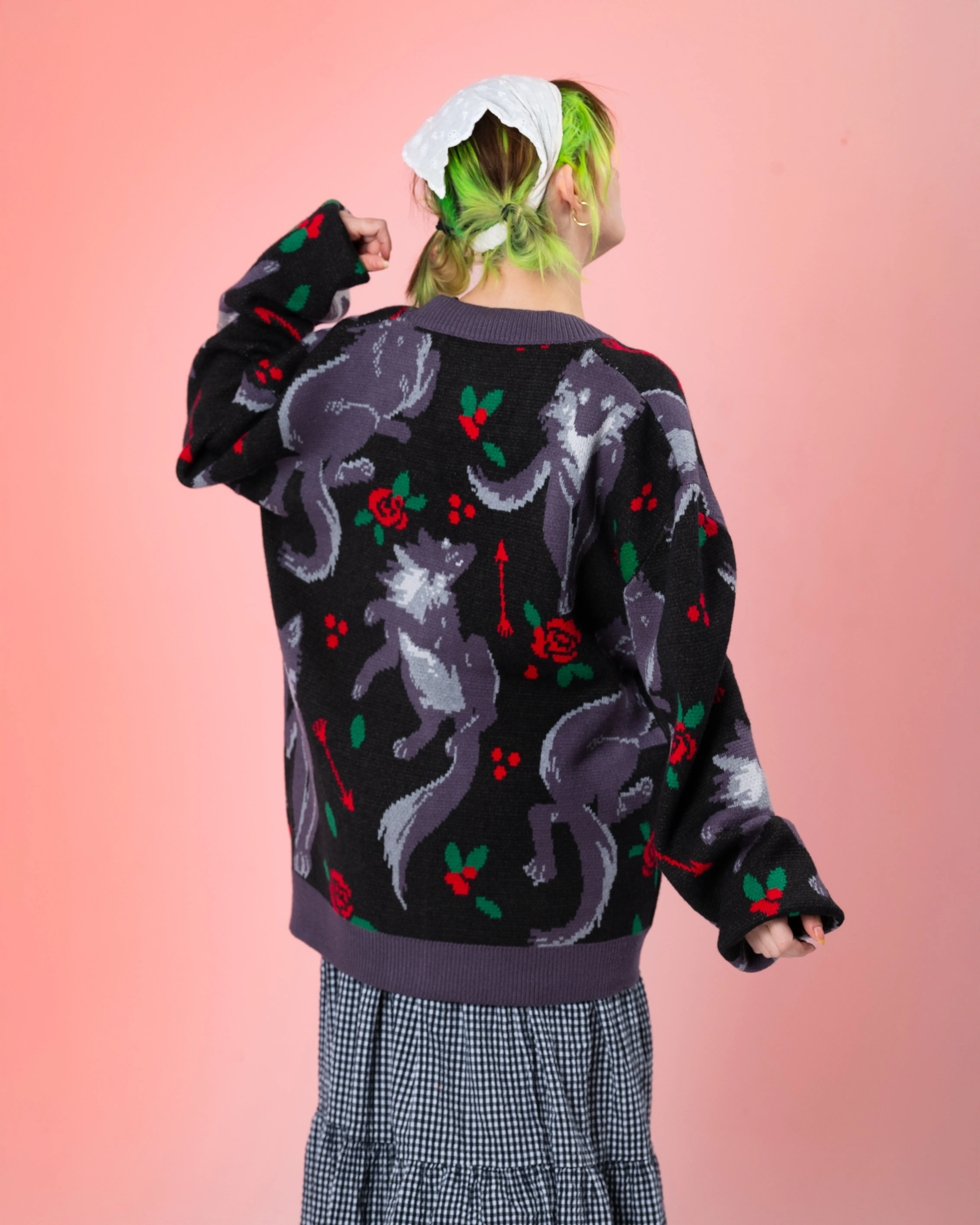 Howlin' Around Cardigan sold by Steady Hands product image thumbnail 5