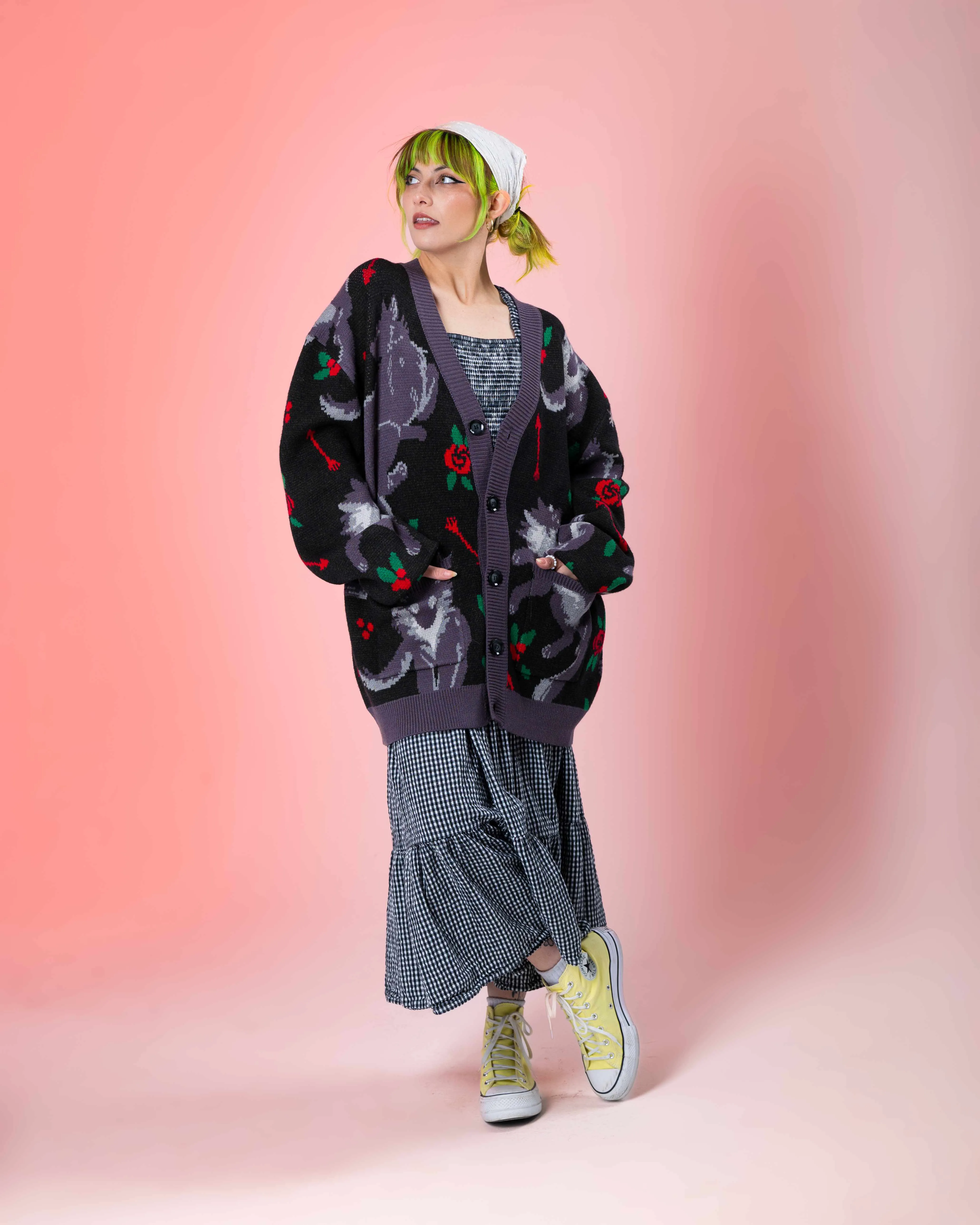 Howlin' Around Cardigan sold by Steady Hands product image thumbnail 4