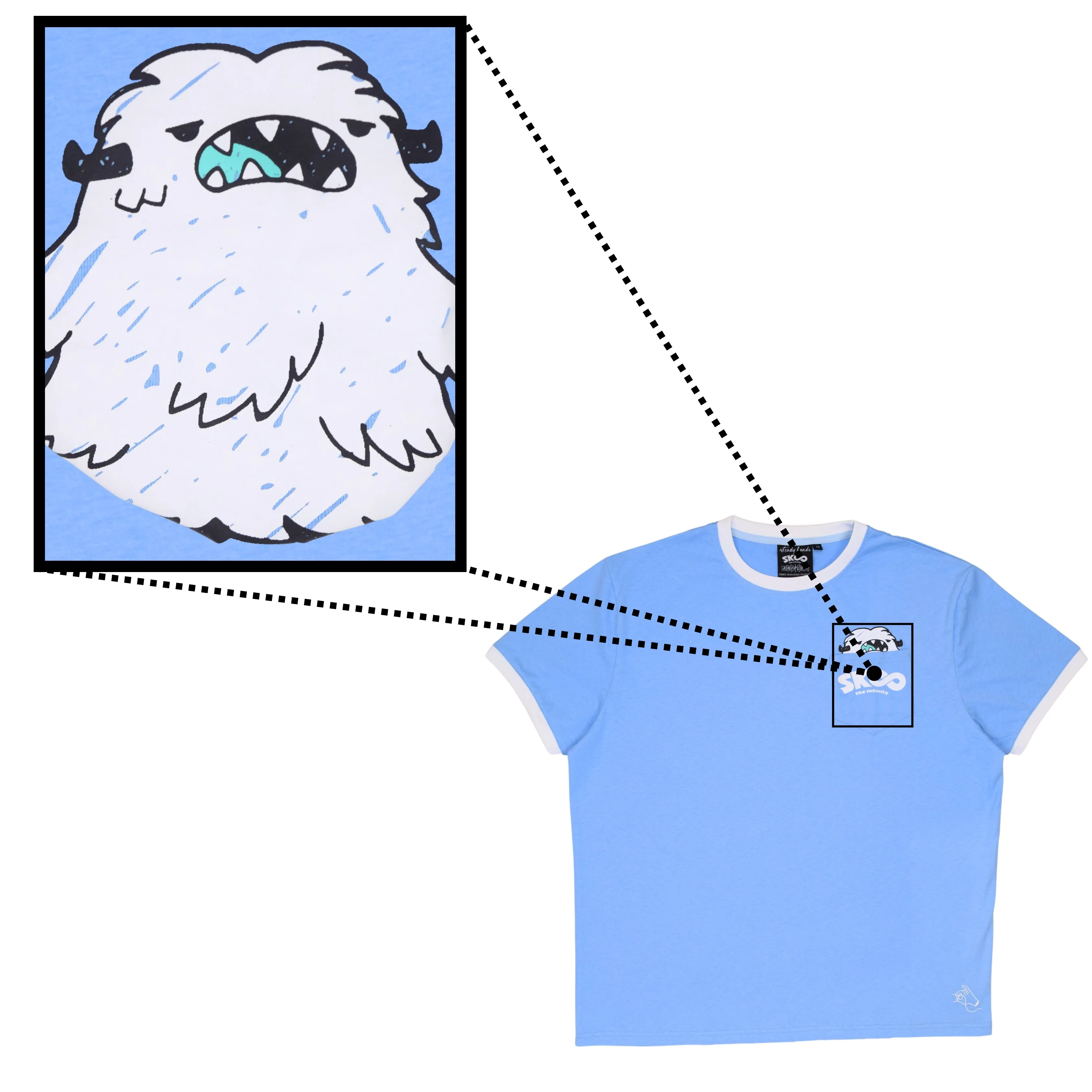 Yeti Tee sold by Steady Hands product image thumbnail 3