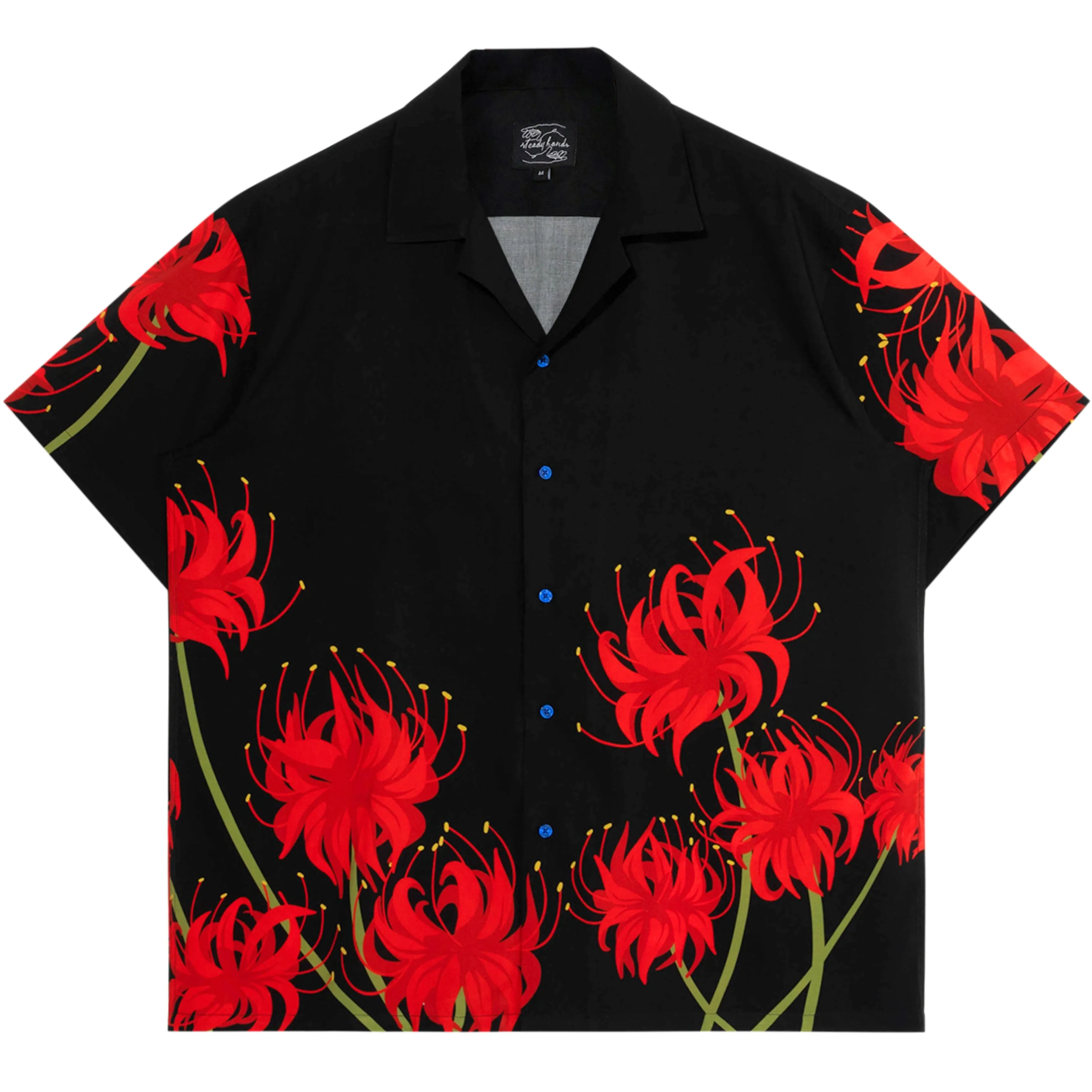 Blue Spider Lily Button Up sold by Steady Hands product image thumbnail 2